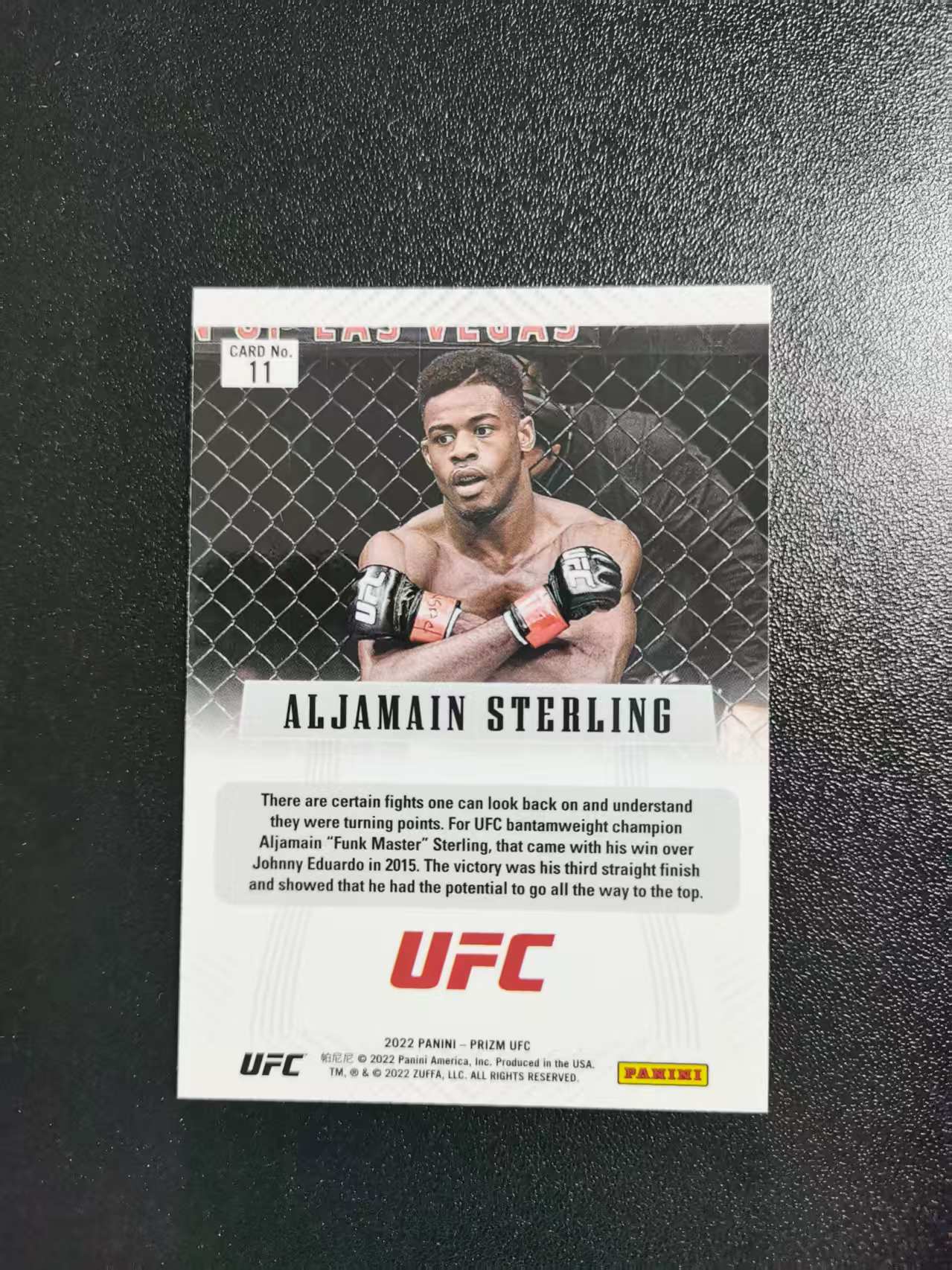 2022 Panini Prizm Aljamain Sterling 斯特林 UFC 收藏凑套 卡品如图 免费代拍CLB29