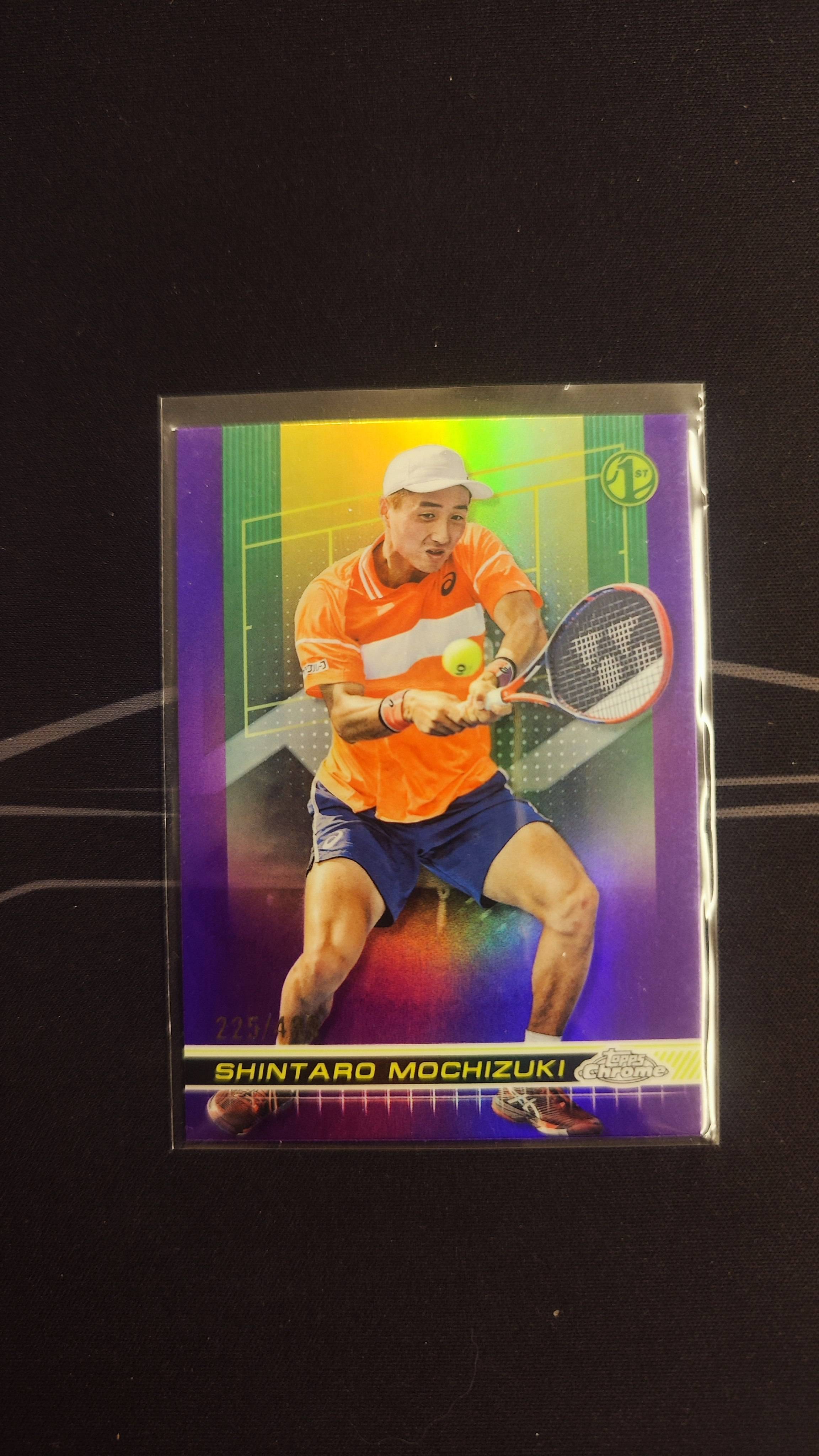 2024 Topps Chrome Shintaro Mochizuki 望月慎太郎 /499 折射 TC网球元年 1ST 日本名将 大满贯 #65 卡如图 俊廷