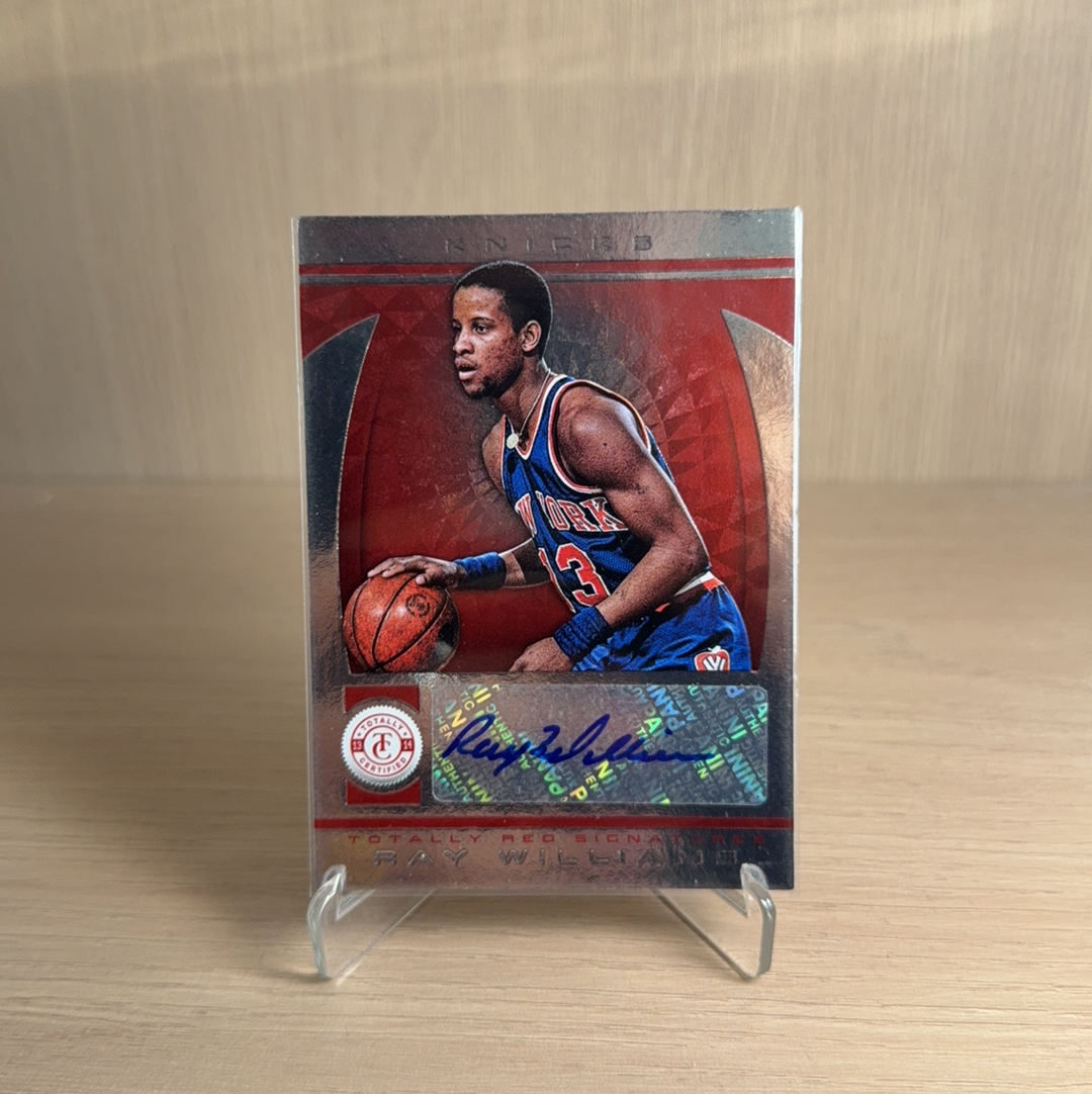 2013-14 Panini Certified Ray Williams 【免费代卖】卫生巾 尼克斯 雷 威廉姆斯 /99编 签字 卡签 卡品如图 值得收藏!!