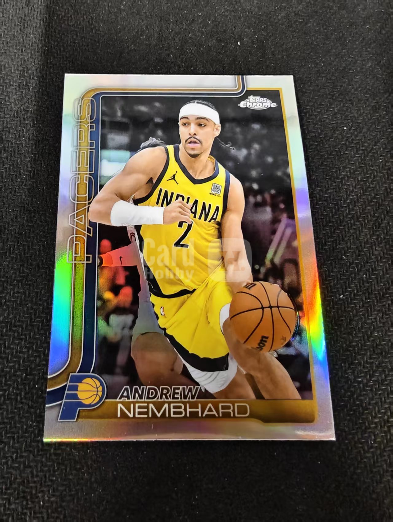 2025-26 Topps Chrome Andrew Nembhard 内姆哈德 内姆布哈德 步行者 银折 划痕 边角瑕疵 #97