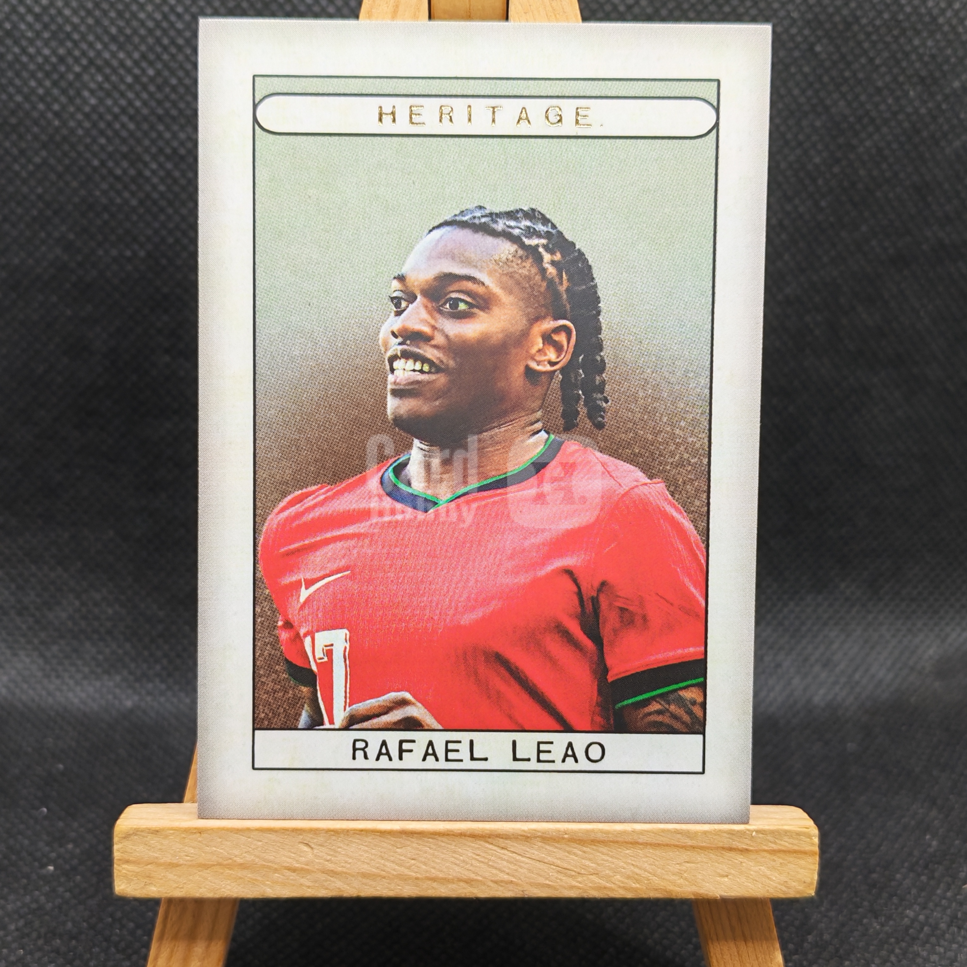 W【OT拍卖0手续】2024 Futera futera Rafael Leao 拉菲尔 莱奥 AC米兰 福特拉 葡萄牙 heritage 遗产 35编 卡品如图 AY098