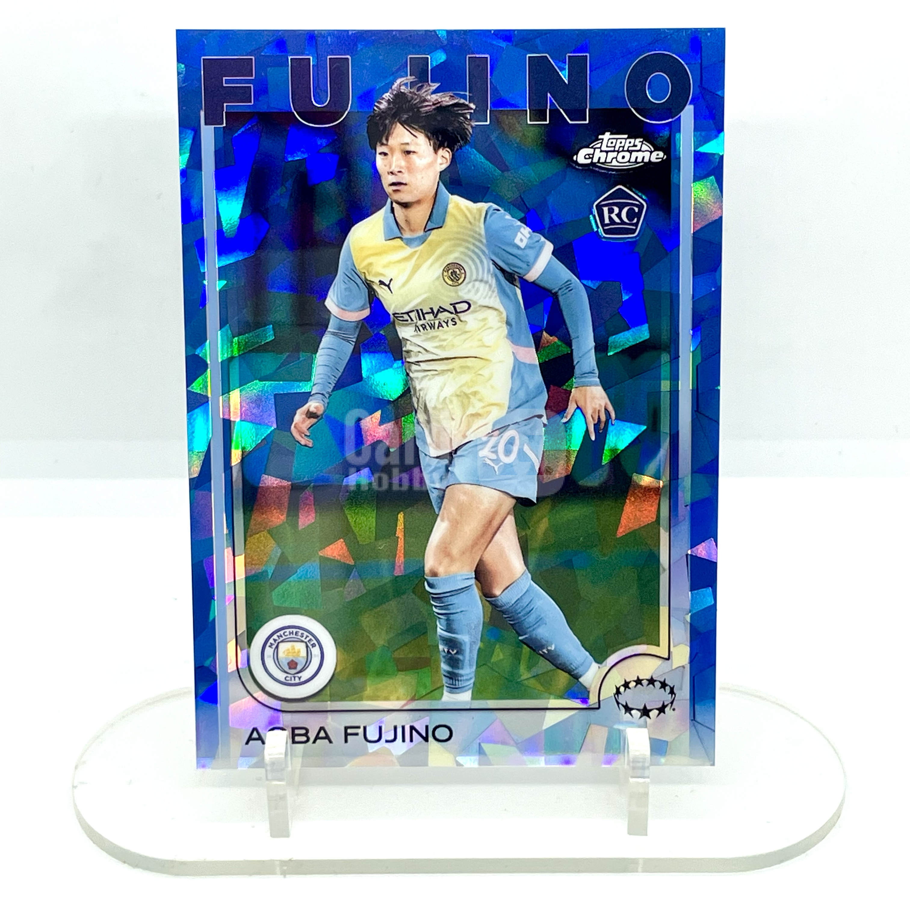 2425 UWCL Chrome Manchester City Aoba Fujino RC Base Variation 基础卡变化版 藤野青叶 新秀 曼城 女足 欧冠 蓝宝石【芥末-芥玮】