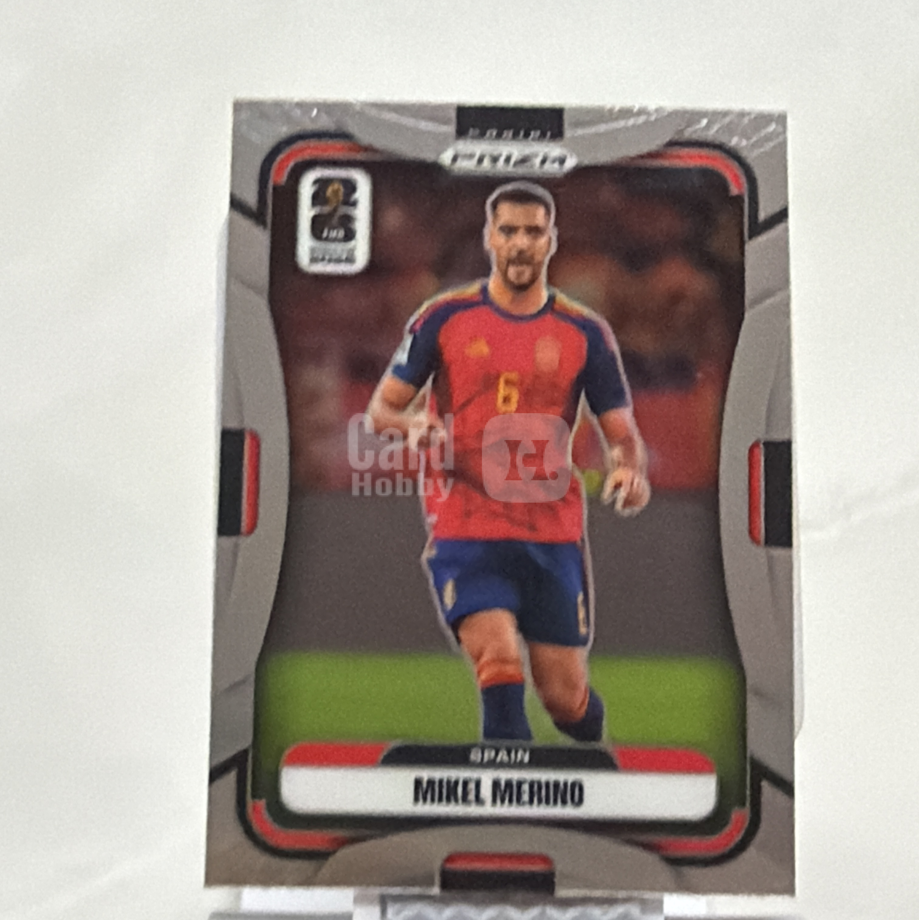 2026 Panini Prizm Fifa World Cup Mikel Merino 【黑36-可合并，不到付】西班牙 梅里诺 卡品如图 默认微瑕