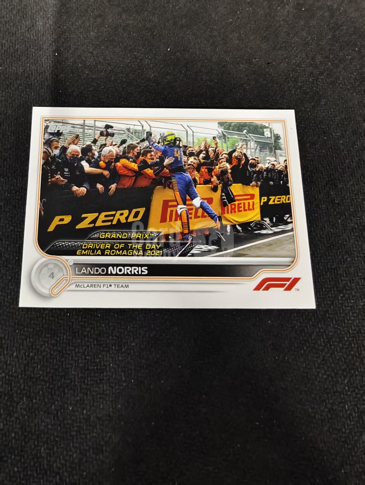 2022 Topps Chrome F1 Lando Norris 兰多 诺里斯 迈凯伦车队 划痕 边角瑕疵 @174