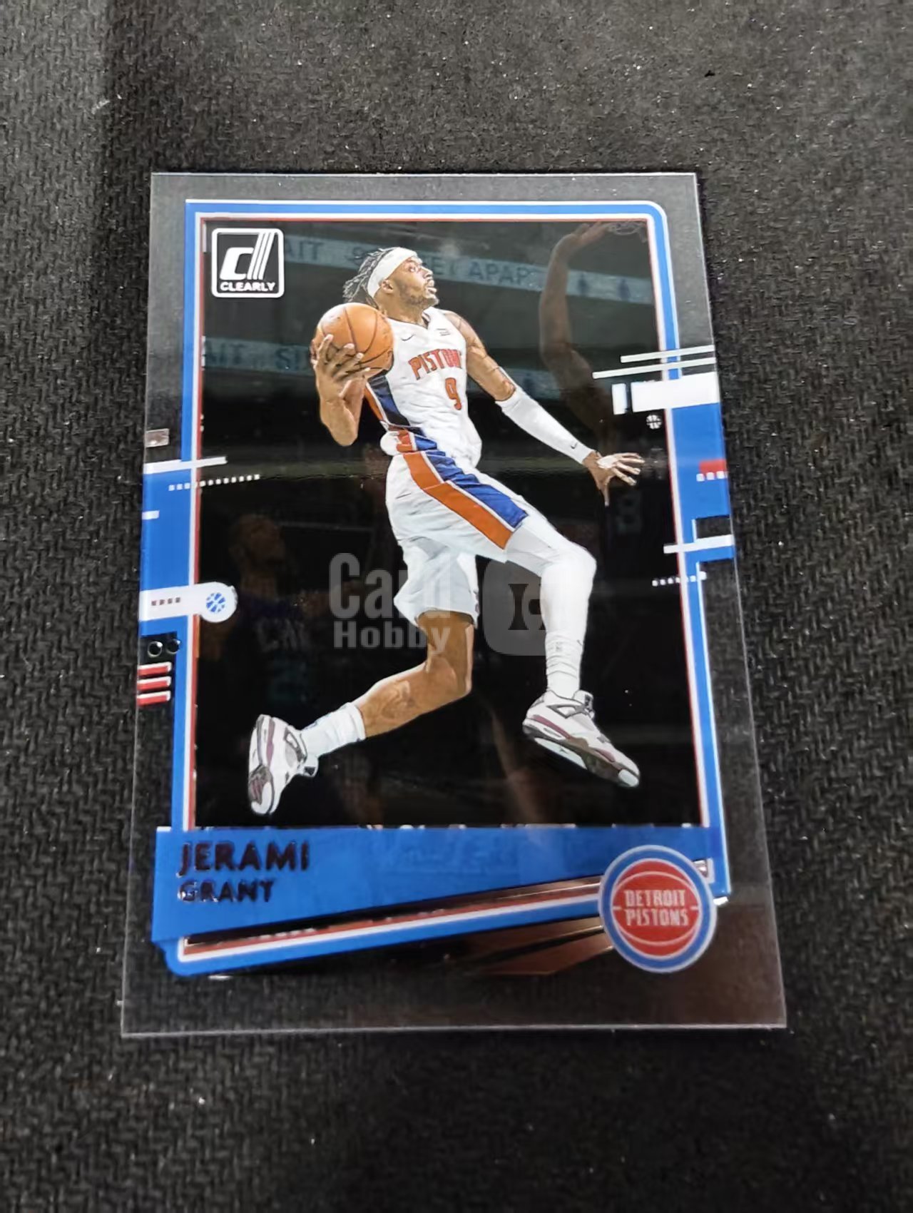 2020-21 Panini Clearly Donruss Jerami Grant 活塞 杰拉米 格兰特 杜蕾斯 胶片 划痕 边角瑕疵 #47