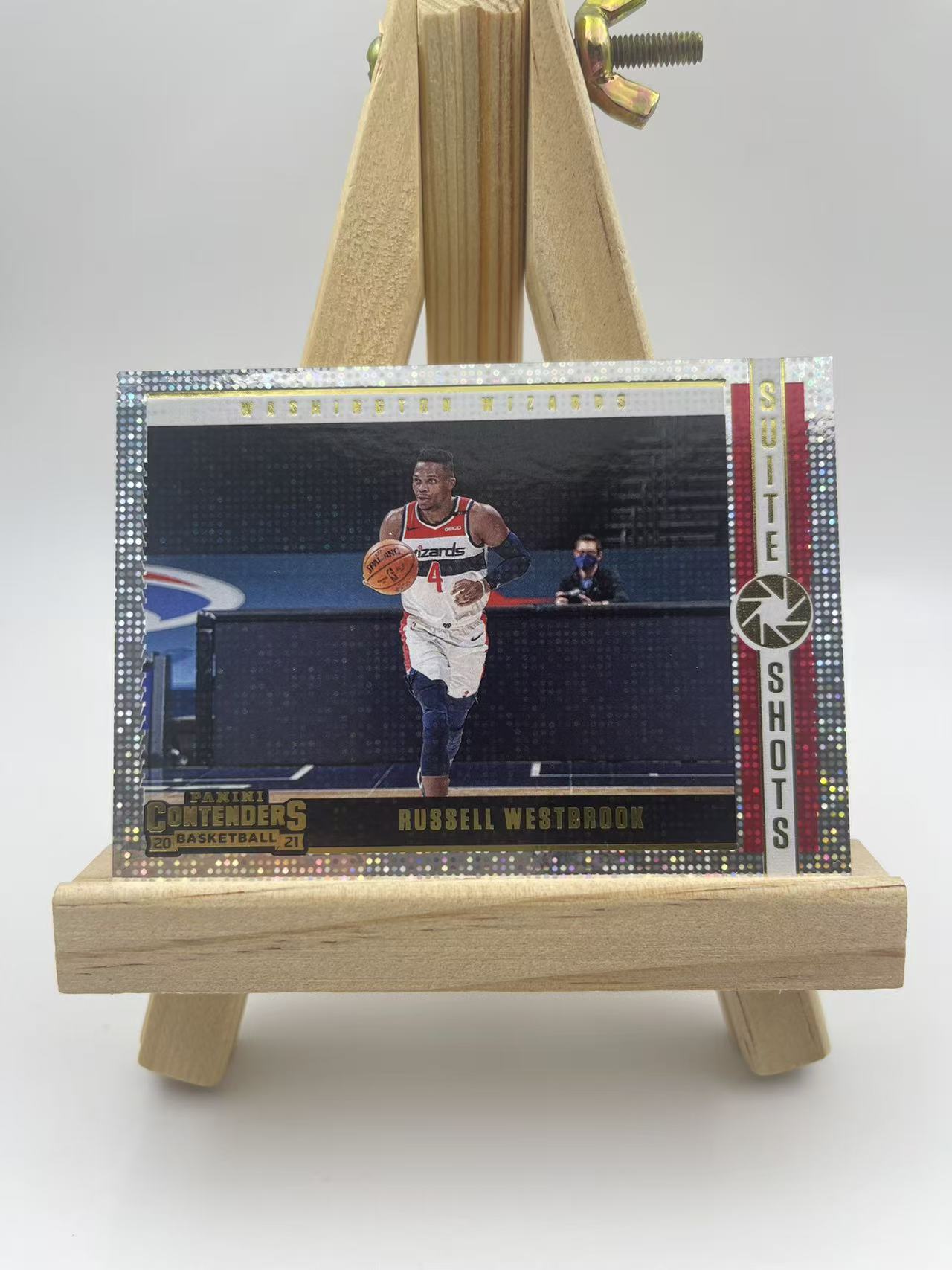 2020-21 Panini Contenders Russell Westbrook 球票 威少 威斯布鲁克 点点折 折射 场边特卡 超帅