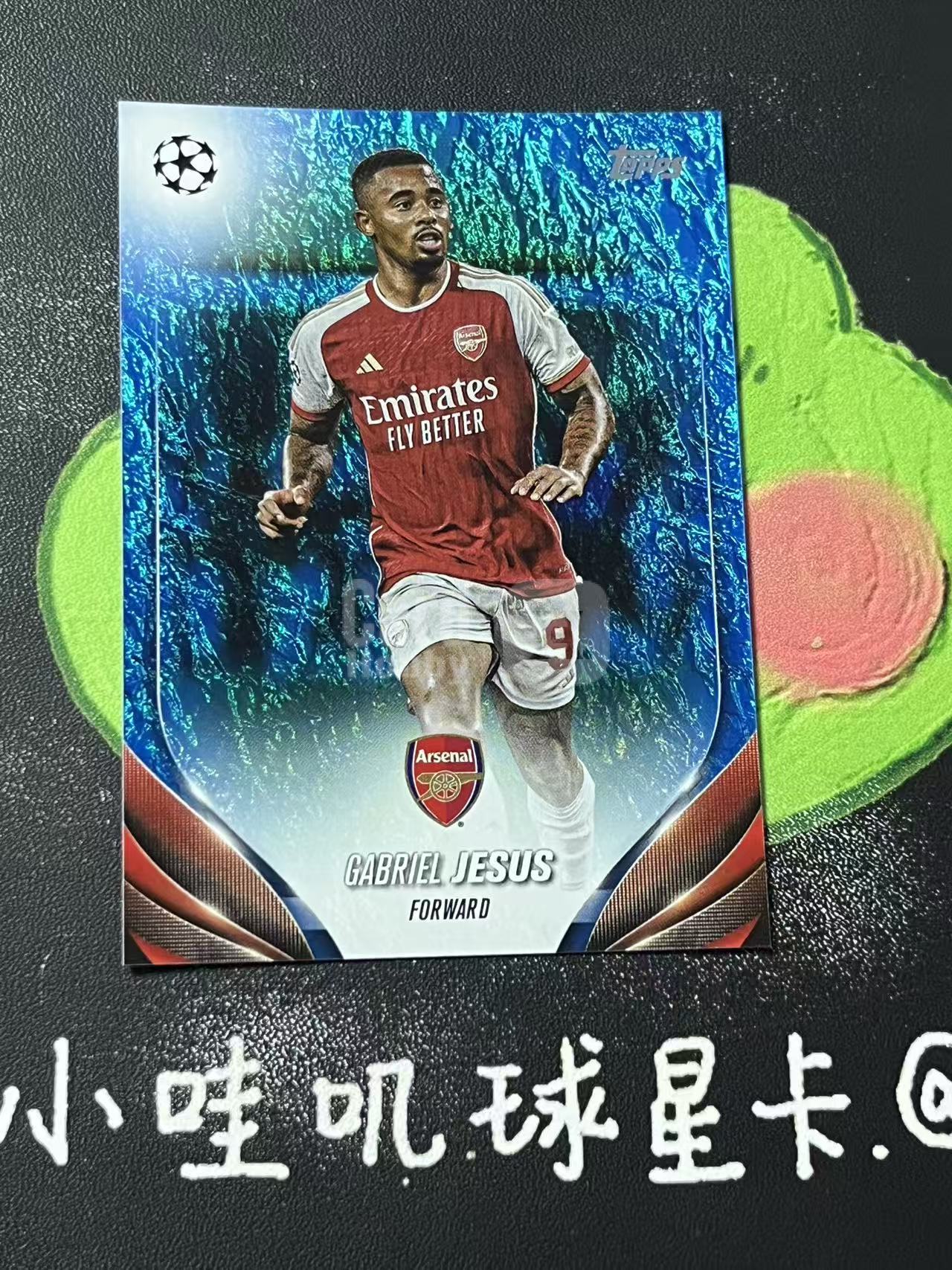 2024 Topps Topps Gabriel Jesus 欧战 碧玉 阿森纳 加布里埃尔 热苏斯 175编 微瑕如图【ZYP代拍】北凉