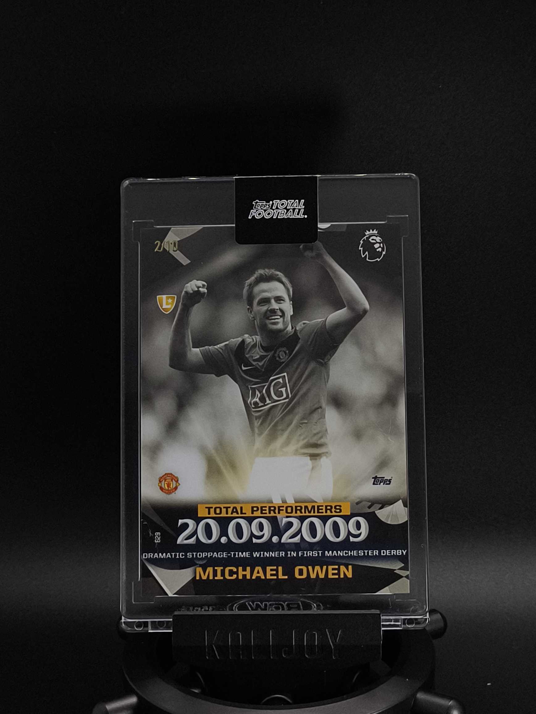 2025-26 Topps Total Football Michael Owen 迈克尔·欧文 追风少年 欧文 曼彻斯特联 曼联 英格兰 2/10编 TTF 原封砖