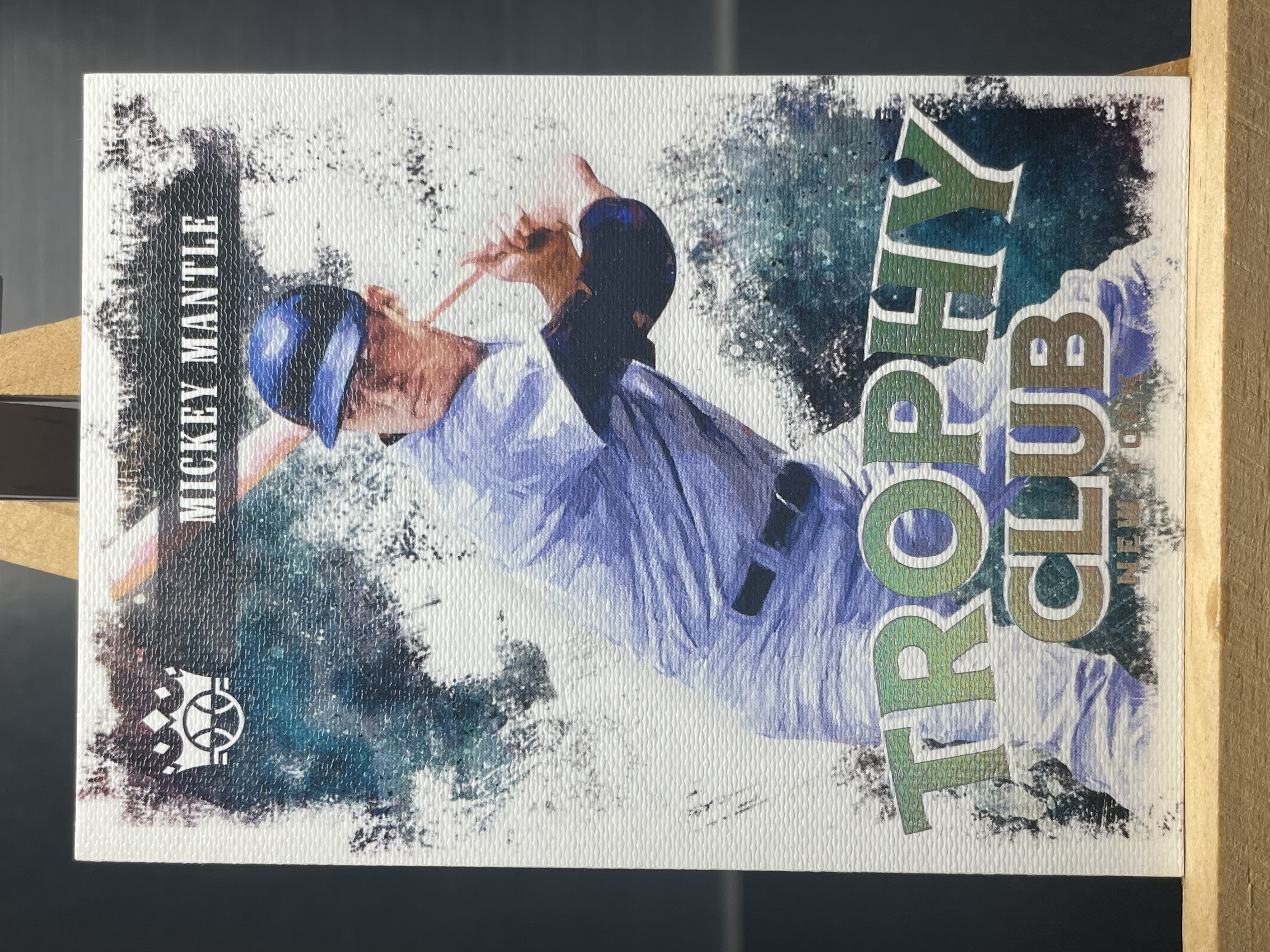 (C3) 2018 PANINI 棒球 油画 米基 曼特尔 实卡好看 收藏凑套必备 卡品如图 !!!