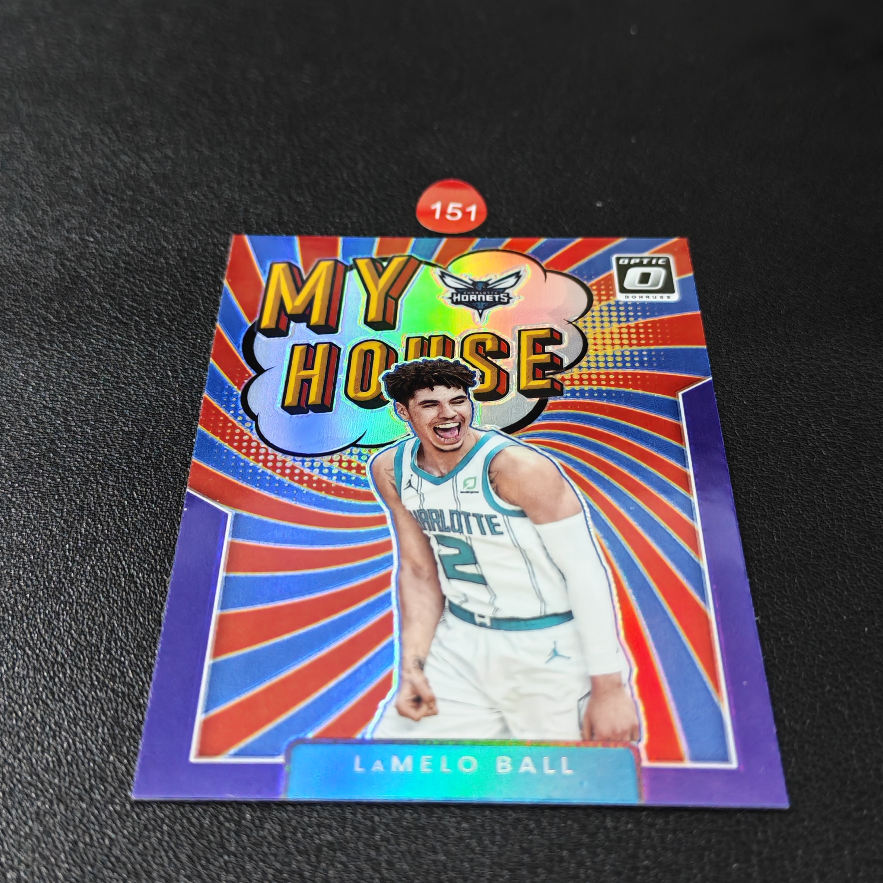 【鹰歌拍卖】拉梅洛·鲍尔 LaMelo 黄蜂 My House特卡|2021-22 Donruss Optic 三球 年度最佳新秀 全明星 传球大师 花式传球 黄蜂核心 凑套必备 不保卡品 #momo