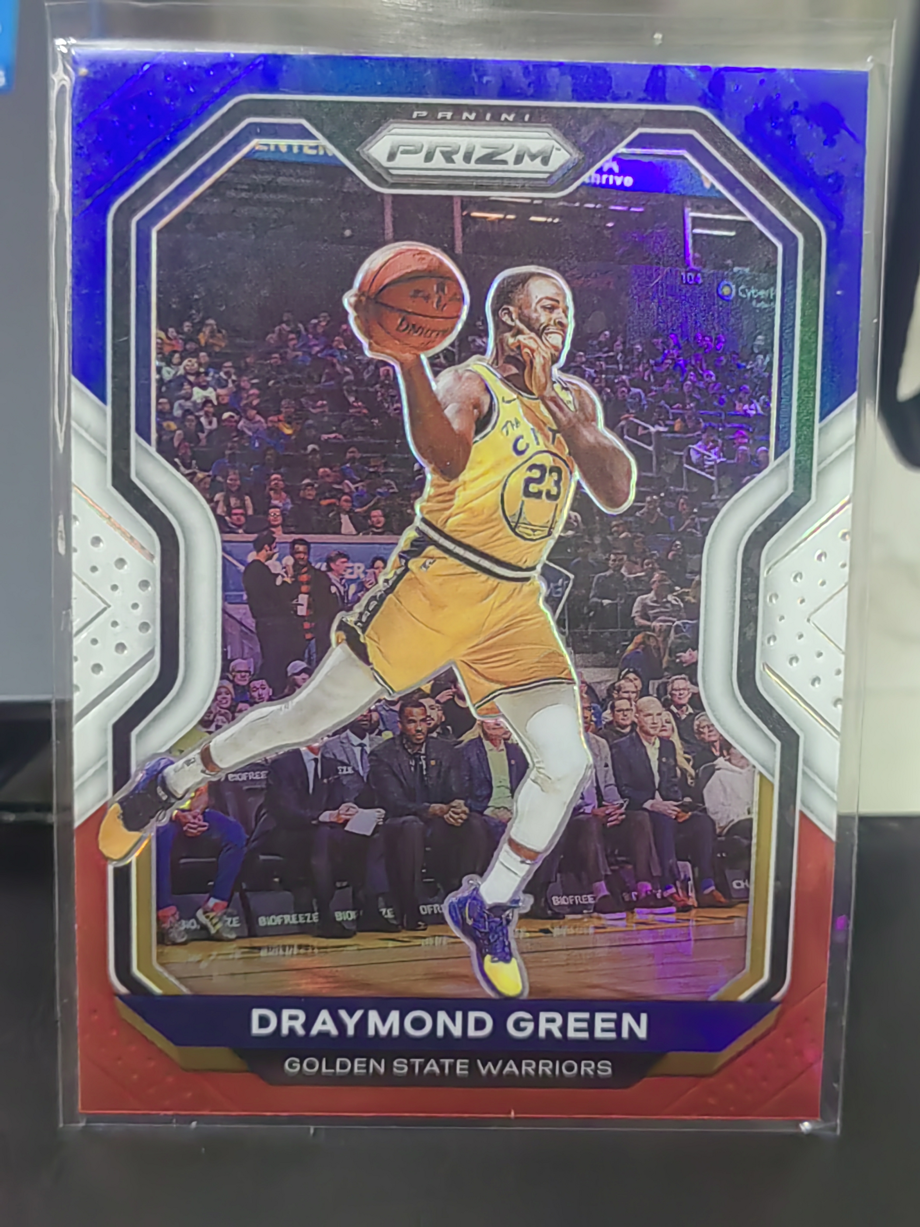 2020-21 Panini Prizm Draymond Green PZ 三色折 德拉蒙德格林 追梦 格林 勇士 篮 白边白角 不保卡品 卡品如图