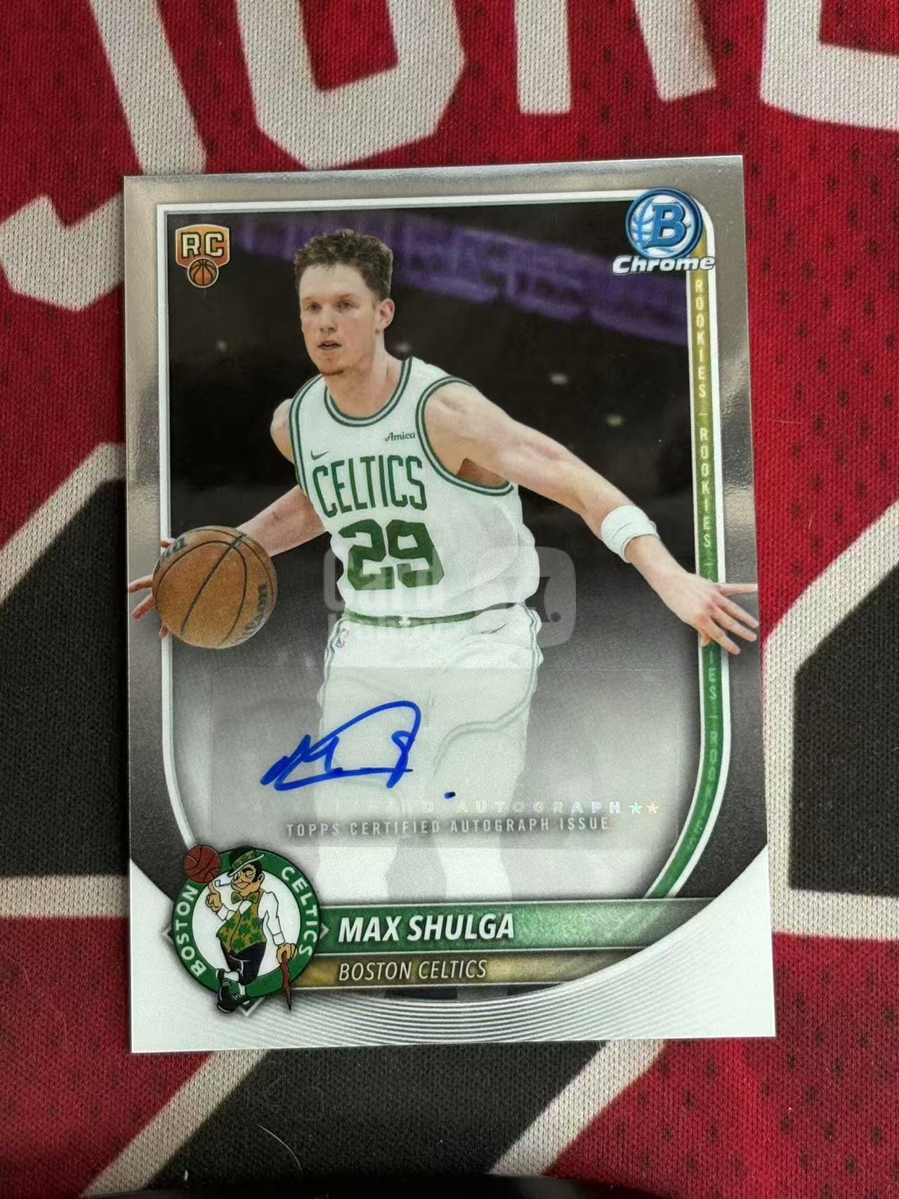 2025-26 TOPPS BOWMAN CHROME MAX SHULGA 凯尔特人 新秀RC 马克斯舒尔加 签字卡 新秀签 专收凑套必备【烂臭嘴拍卖】