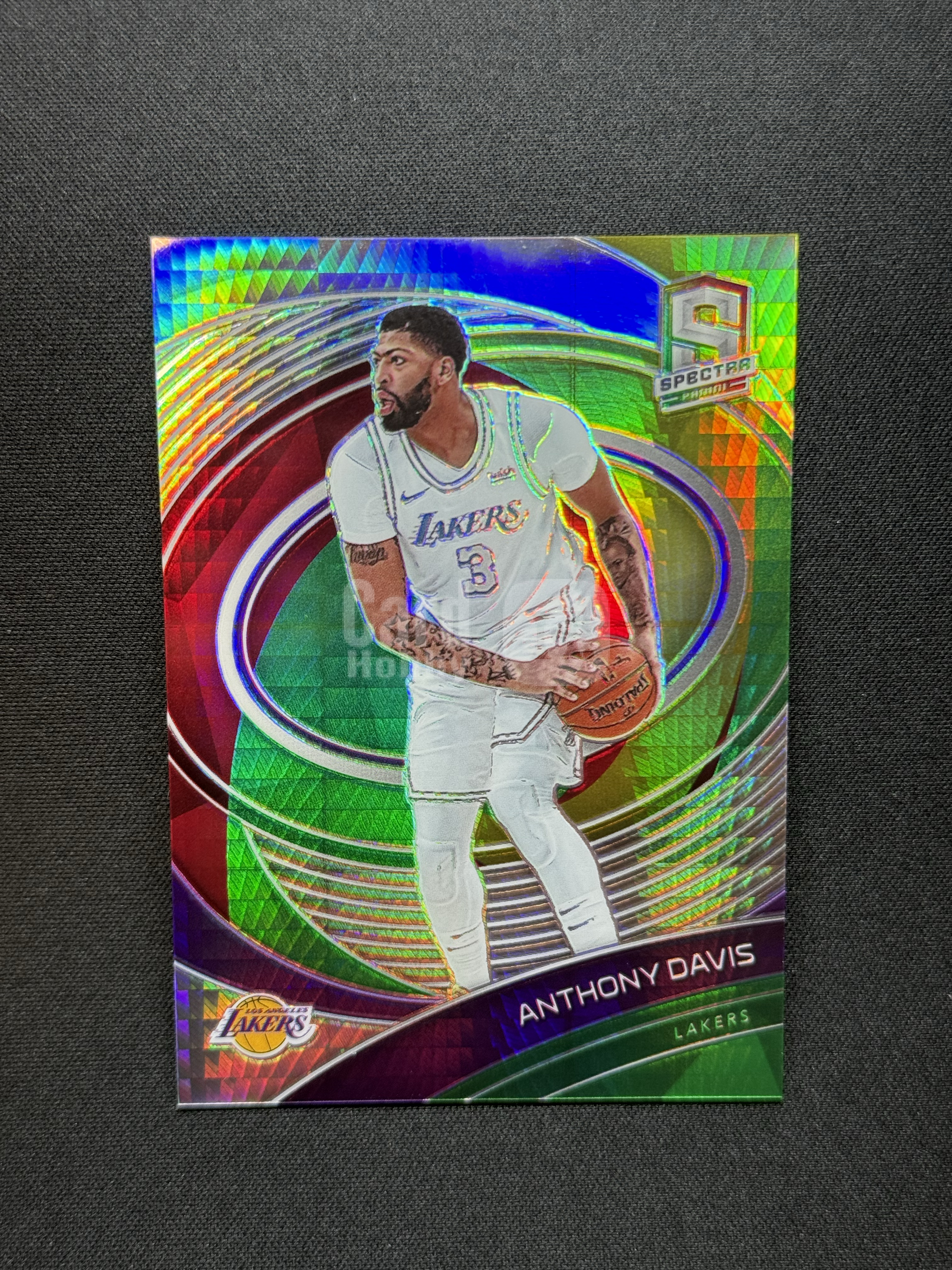 2020-21 Panini Spectra Anthony Davis 【小贝代拍】光谱 湖人 浓眉 安东尼 戴维斯 折射 75/75编 尾编 瑕疵如图 拍前看描述 H WAITAK
