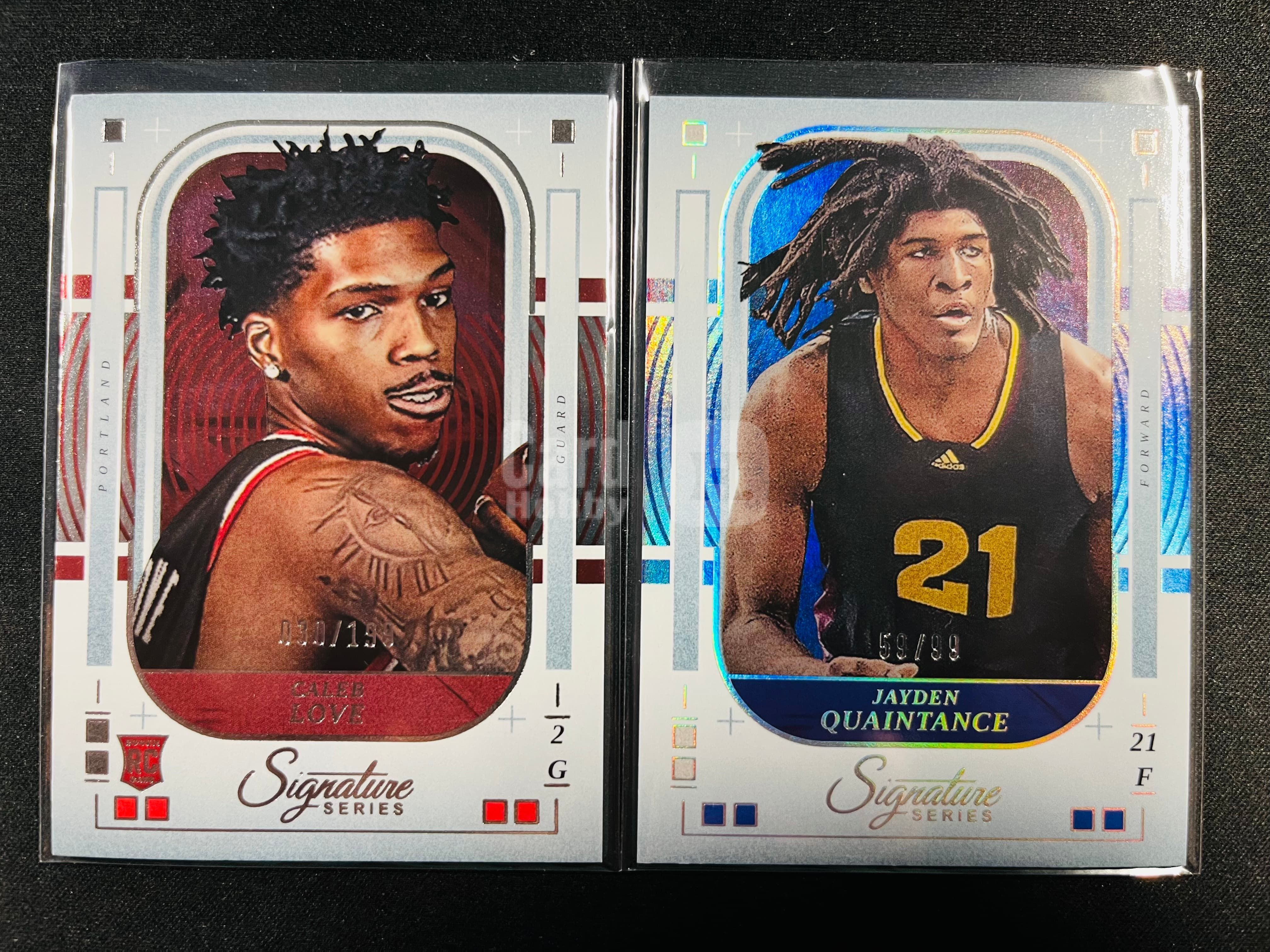 【古都代拍】 2025-26 Panini Signature Series 杰登 奎因坦斯 凯莱布 乐福 99编 199编 不保卡品 一图 ...
