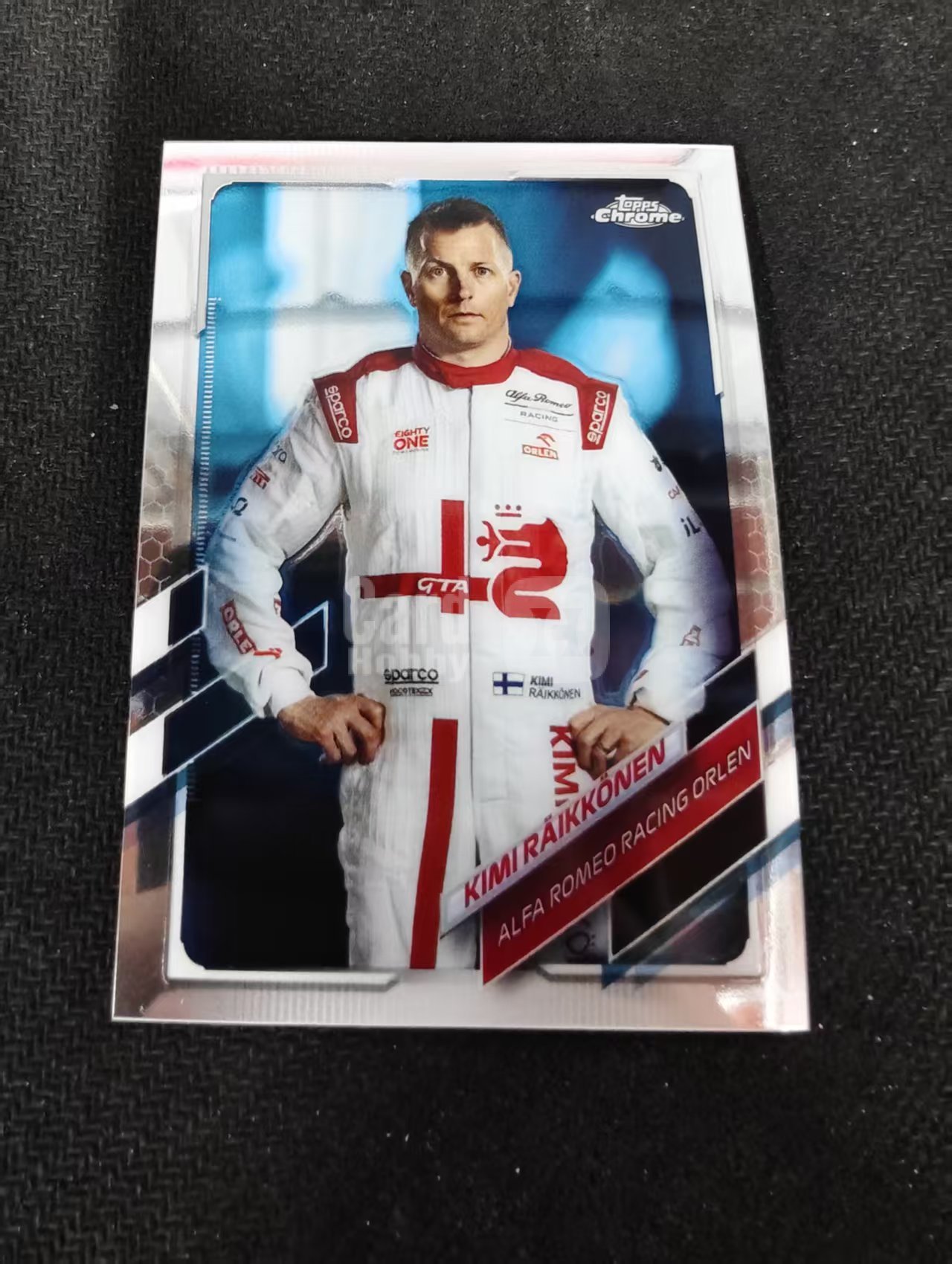 2021 Topps F1 Chrome Kimi Raikkonen 基米 莱科宁 阿尔法罗密欧 划痕 边角瑕疵 #15