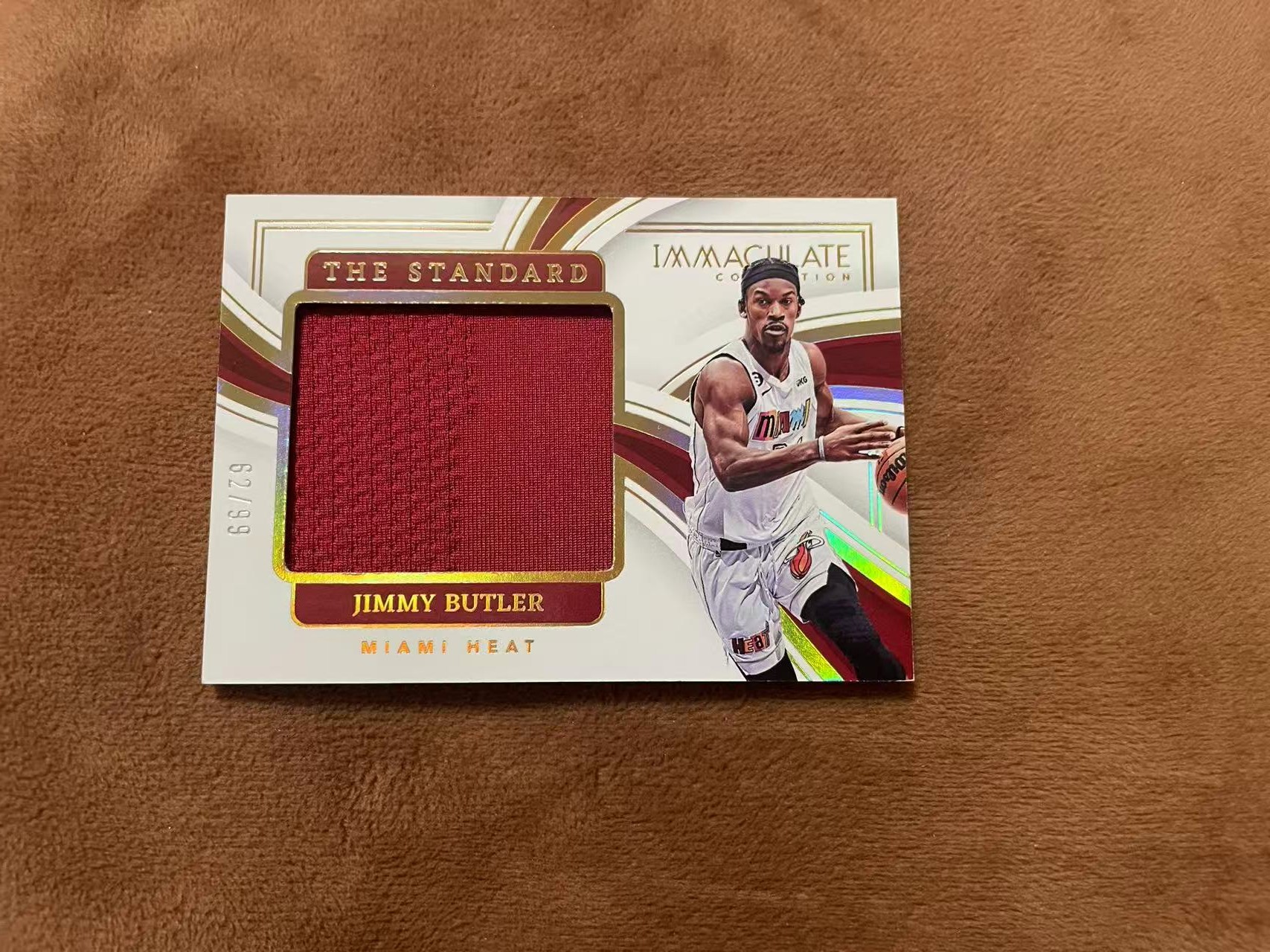 2022-23 Panini Immaculate Jimmy Butler imm爱咪咪 热火 吉米 巴特勒 联盟最硬男 The Standard 大窗GU球衣 落场切割 patch 99编【z】