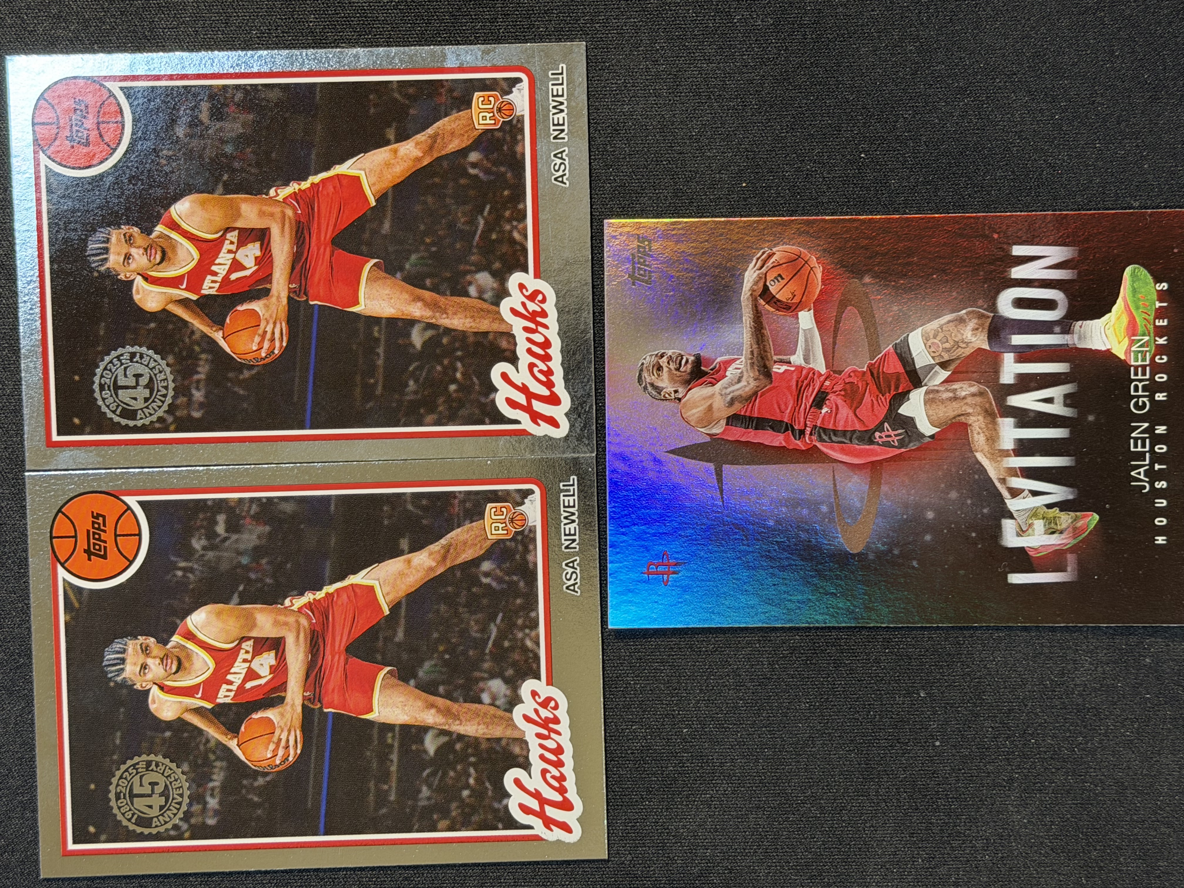 2025-26 Topps flagship Asa Newell RC 阿萨 新秀 杰伦格林 特卡 打包如图 -嘎