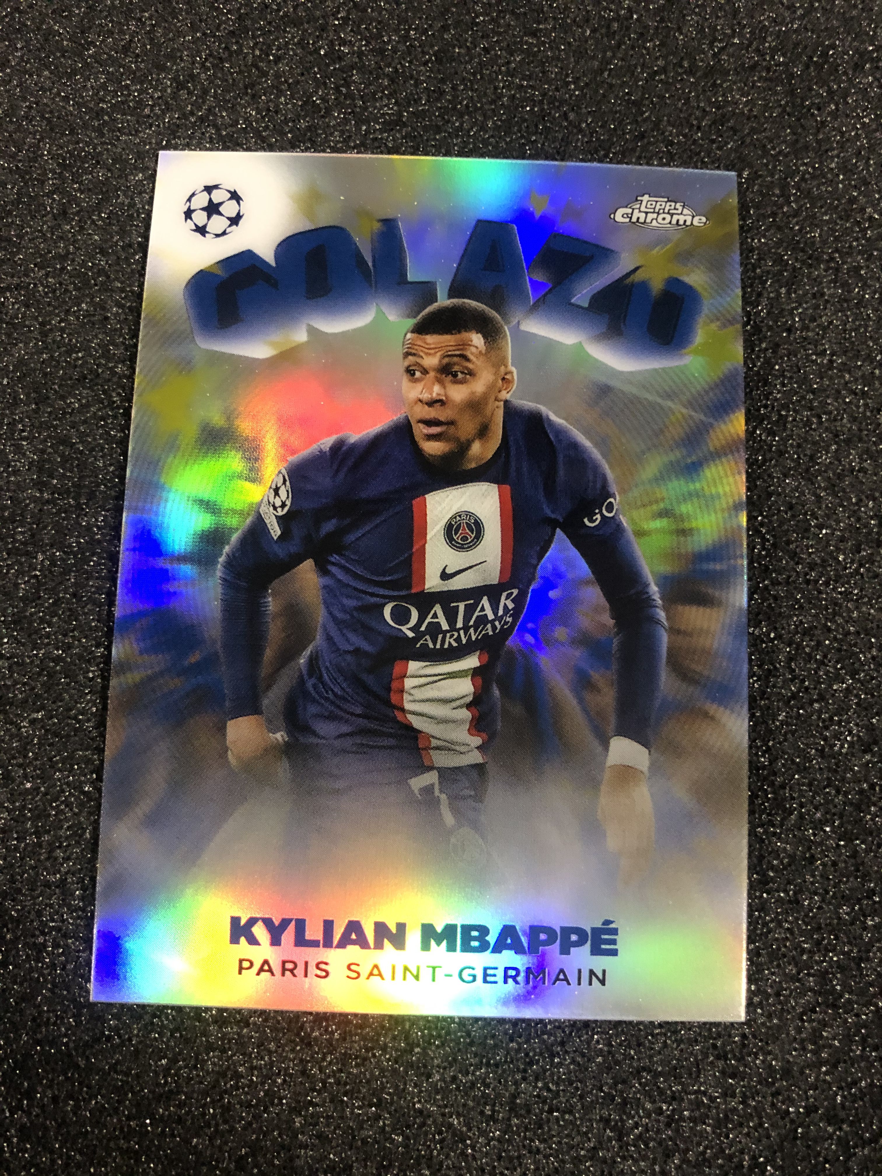 2022-23 Topps Chrome Kylian Mbappe 欧战tc golazo特卡 姆巴佩 法国 皇马 巴黎 银折 卡品如图 凑套收藏必备