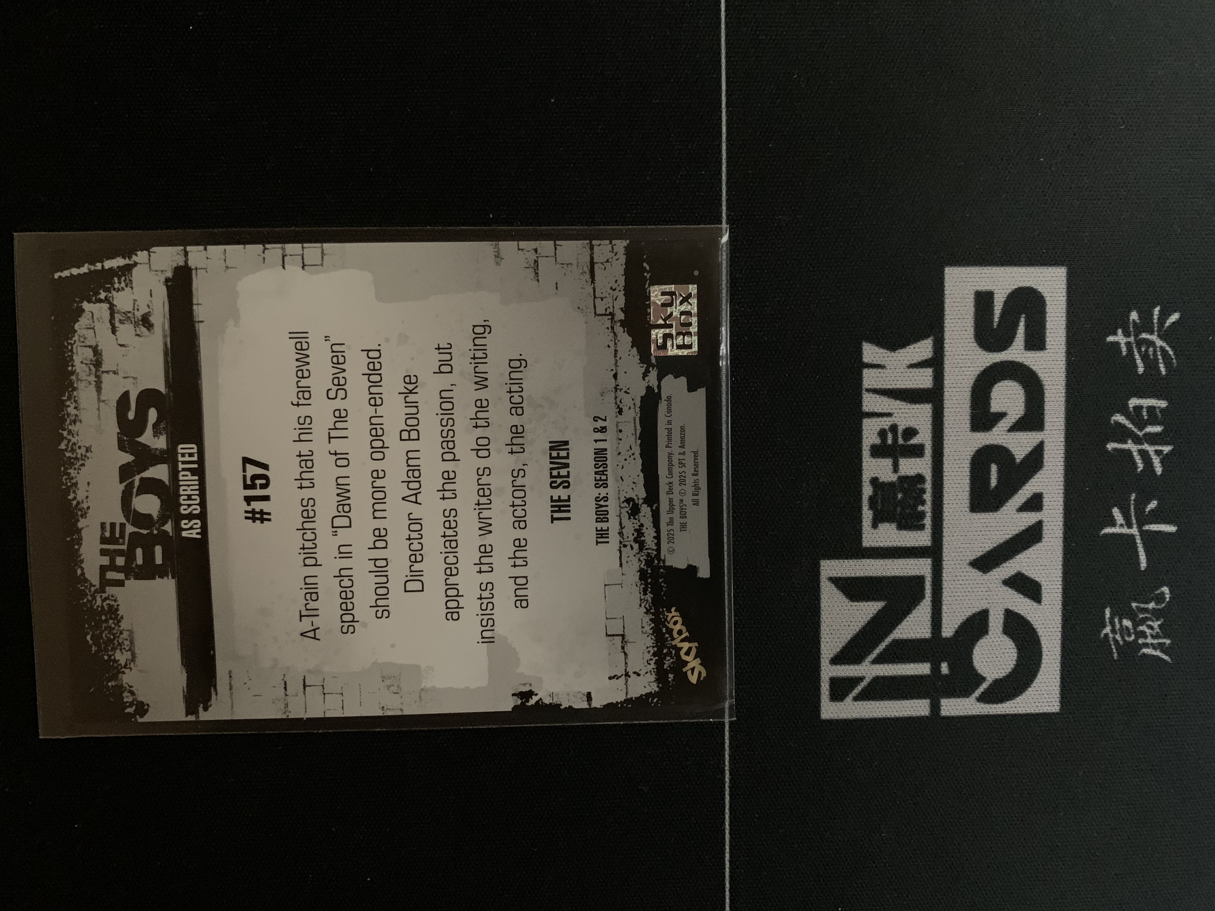 2025 Upper Deck the boys:season 1&2 黑袍纠察队 1/7编 首编 低编 火车头 #157 卡品如图 收藏必备 麦麦