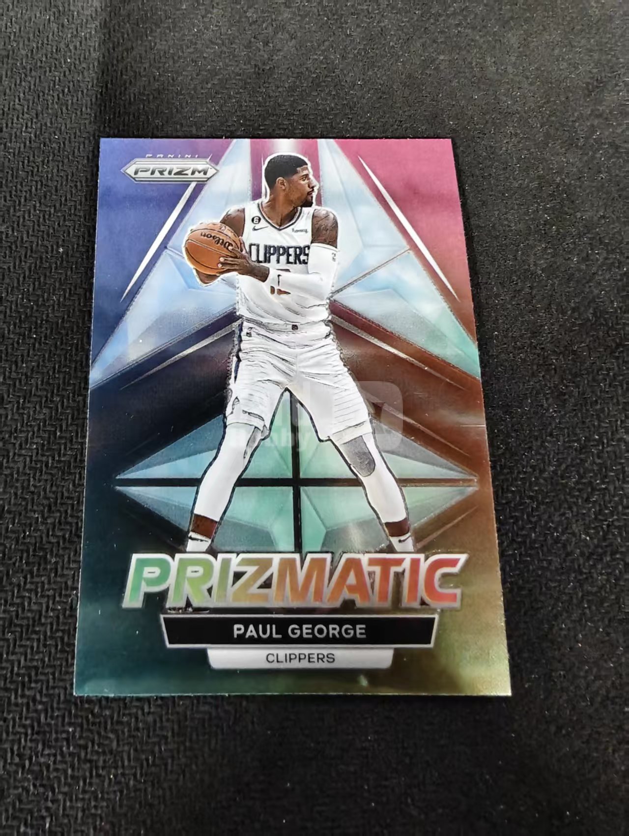 【可合并,不累计】2022-23 Panini Prizm Paul George PZ 保罗 乔治 快船 棱镜特卡 PZ 不保卡品 介意勿拍 #14
