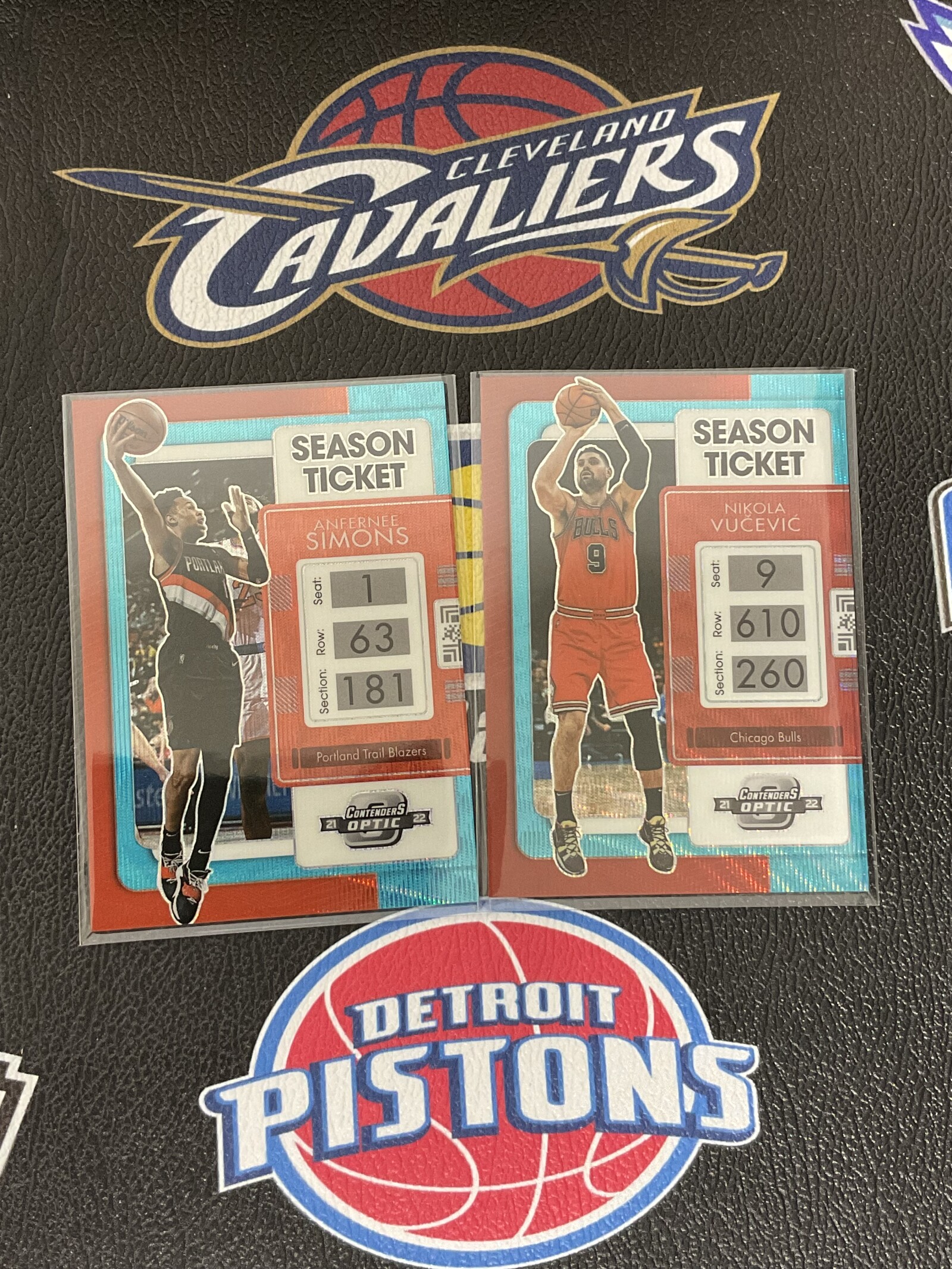 【大树营免费代卖】乌切维奇 安芬尼 西蒙斯 带编 2张 编号如图 全明星水平 收藏必备 卡品如图 瑕疵如图 #绒11.15