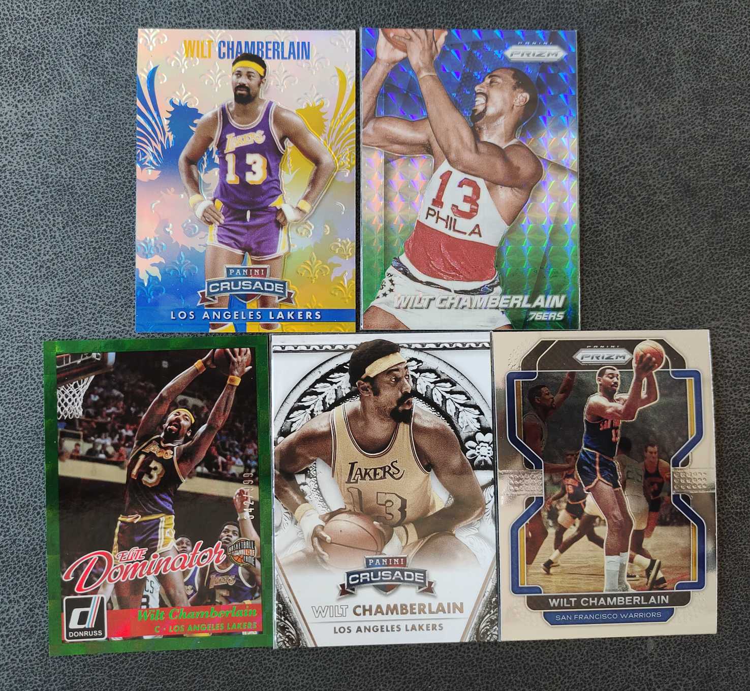 洛杉矶 湖人队 威尔特 张伯伦 Wilt Chamberlain 五张打包