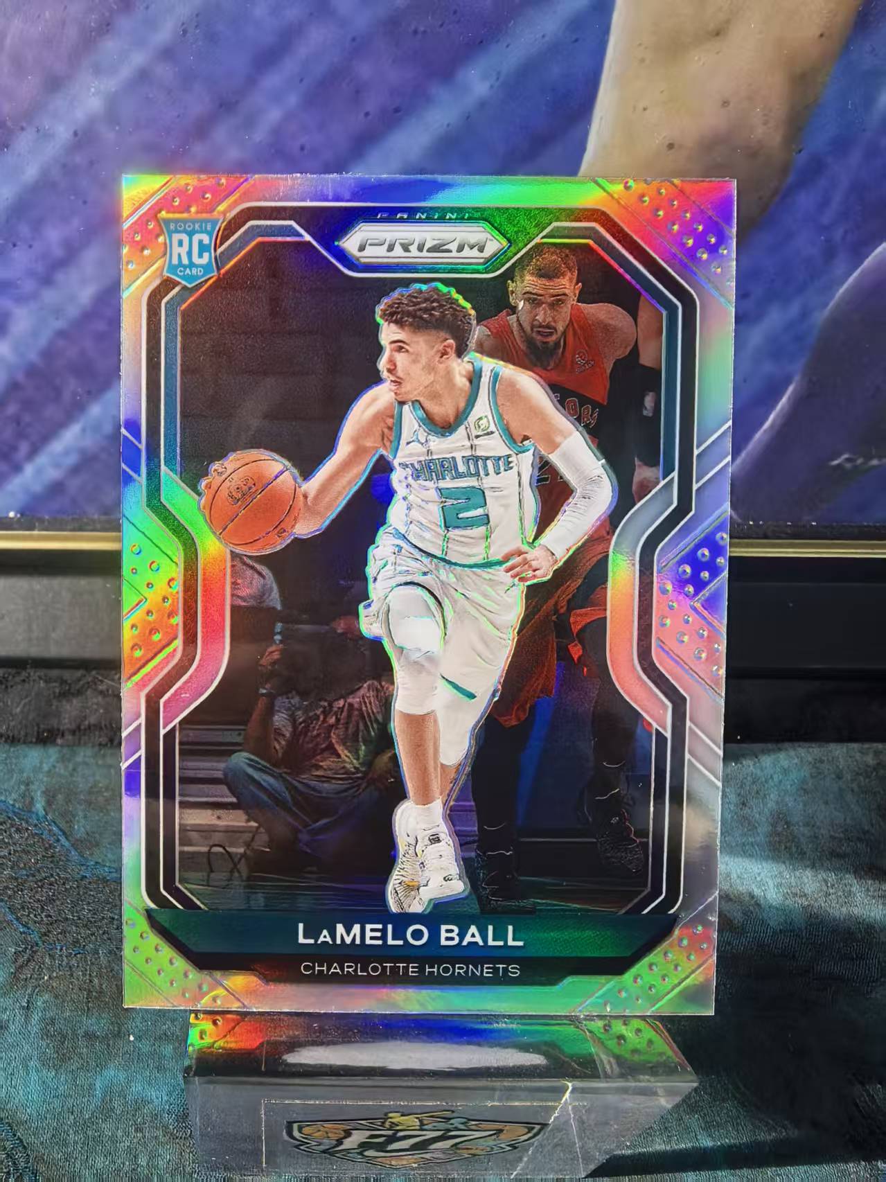 2020-21 Panini Prizm LaMelo Ball Pz 黄蜂 新秀RC 拉梅洛 鲍尔 三球 银折 正银折 base 值得珍藏 凑套 微瑕 收藏必备 狗夏