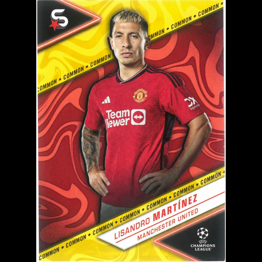 2023-24 Topps 欧冠 欧联 欧罗巴联赛 SuperStar 曼彻斯特联 历桑德罗马丁内斯