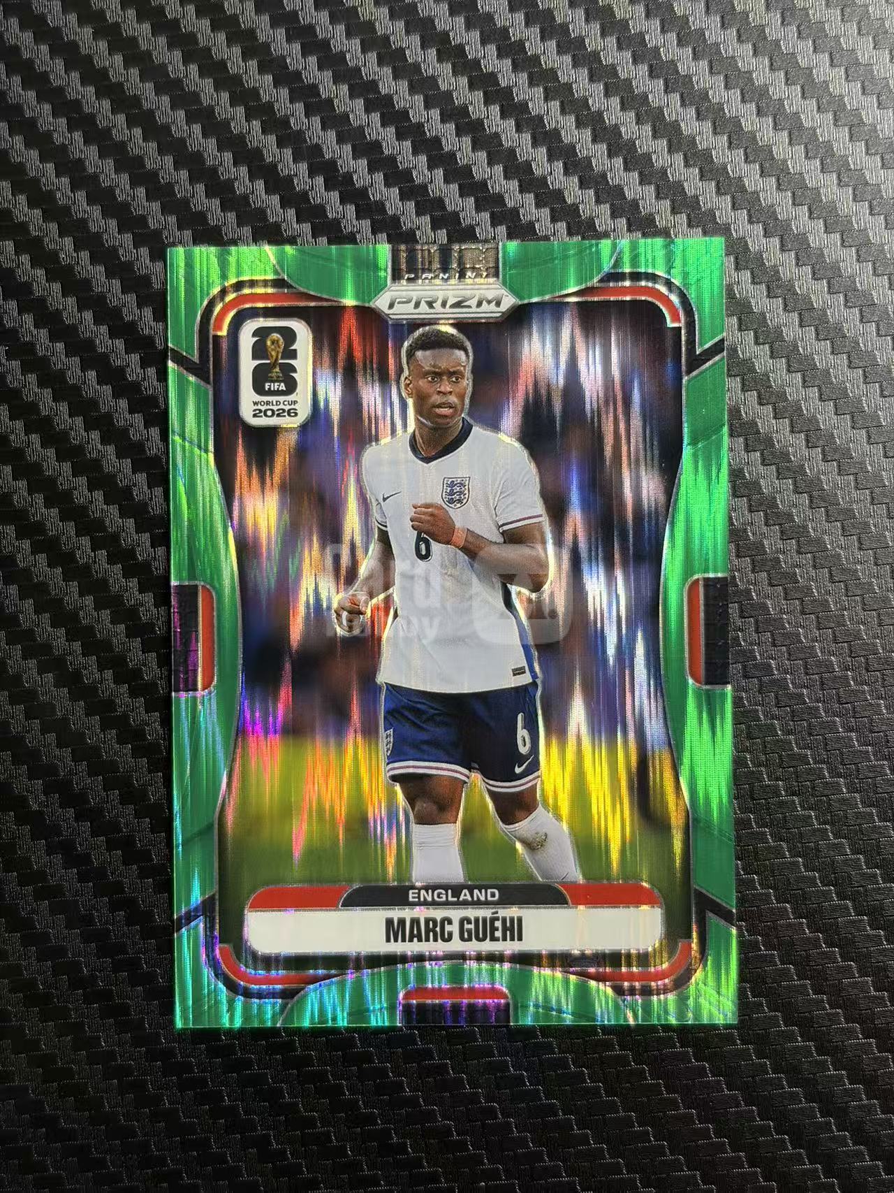 2026 Panini Prizm MARC GUEHI 世界杯pz 英格兰 马克 格伊 绿瀑布折 5编 折射 低编 印刷线 卡品如图 拍前看描述 只合并当天 不累计