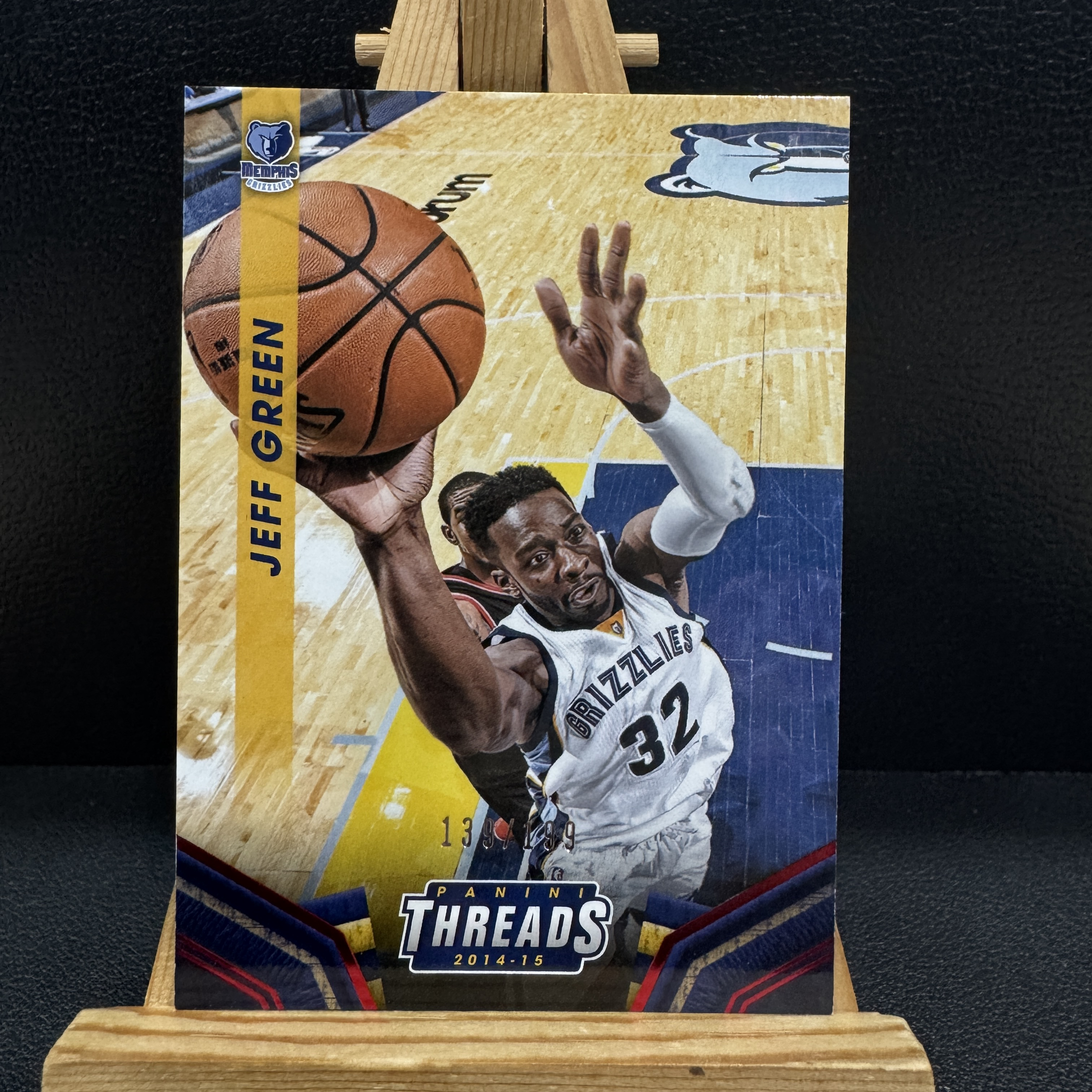 2014-15 Panini Threads Jeff Green 杰夫 格林 199编 小背心 孟菲斯 灰熊 【爪卡收卡】