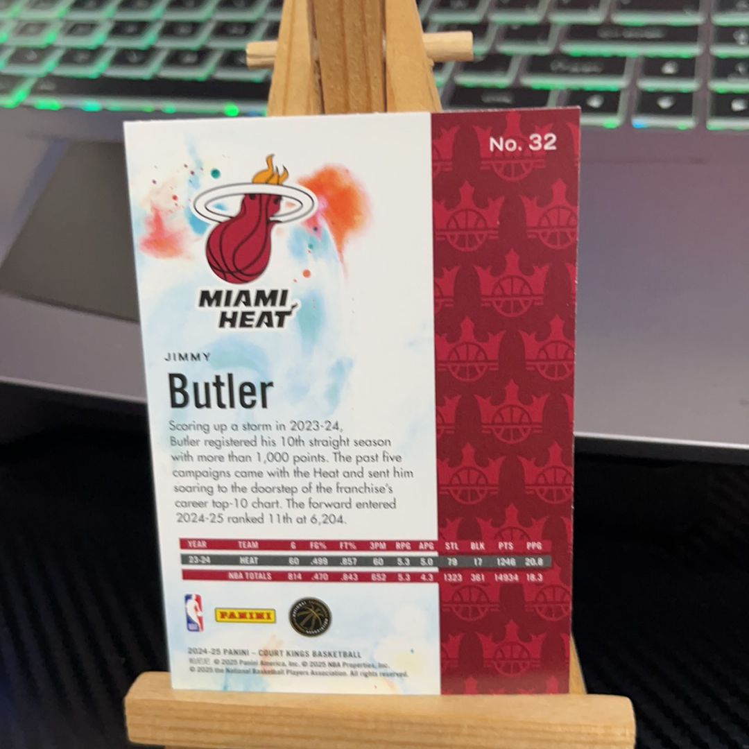 2024-25 Panini Court Kings Jimmy Butler 吉米 巴特勒 热火 油画系列 卡品如图 凑图必备 值得收藏!免费代卖!