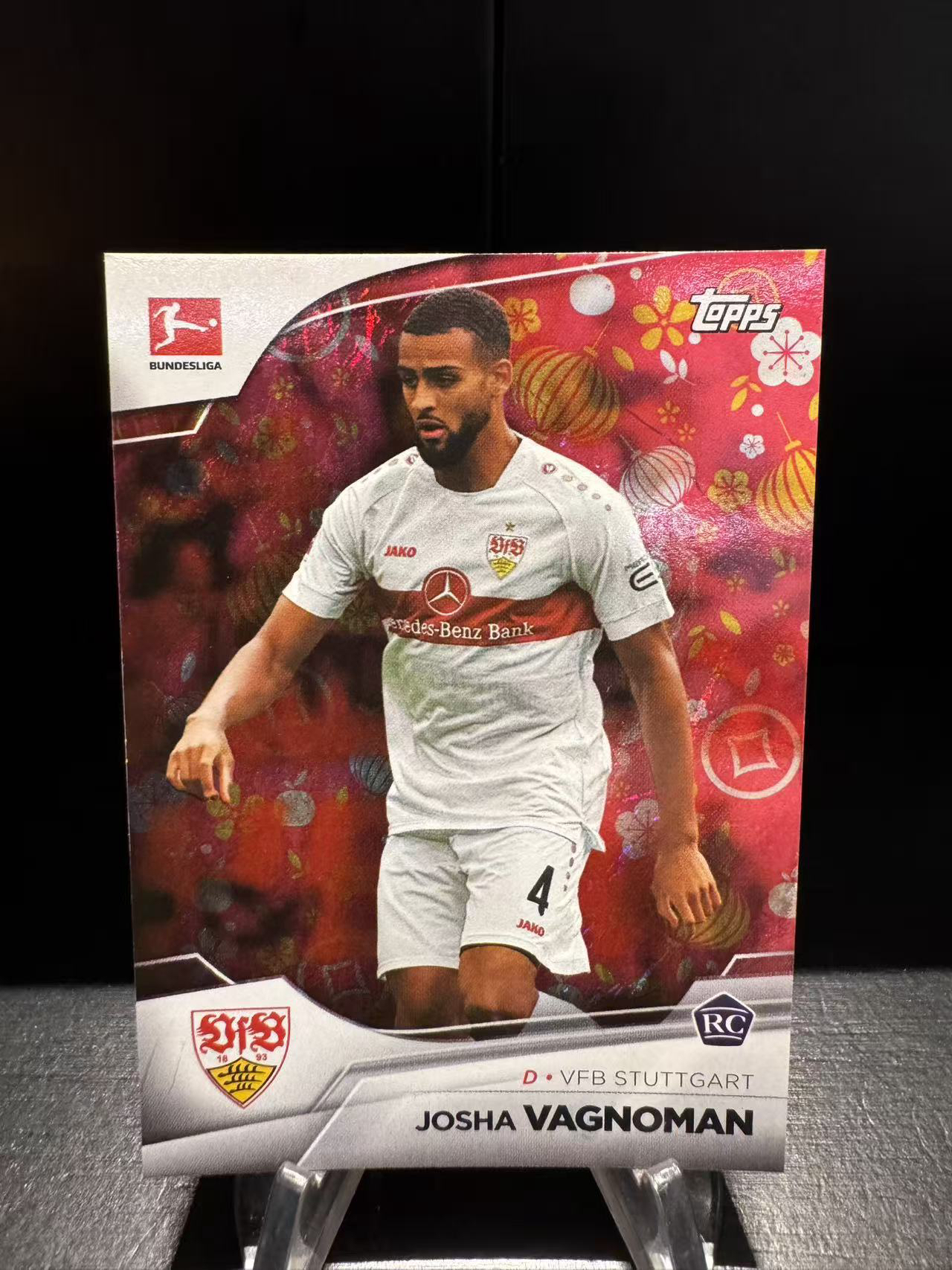 龖2023-24 Topps UCC Josha Vagnoman RC 约沙 瓦格诺曼 新秀 德国 斯图加特 德甲 碧玉 086/199编 新春折 卡品如图 MJ002l