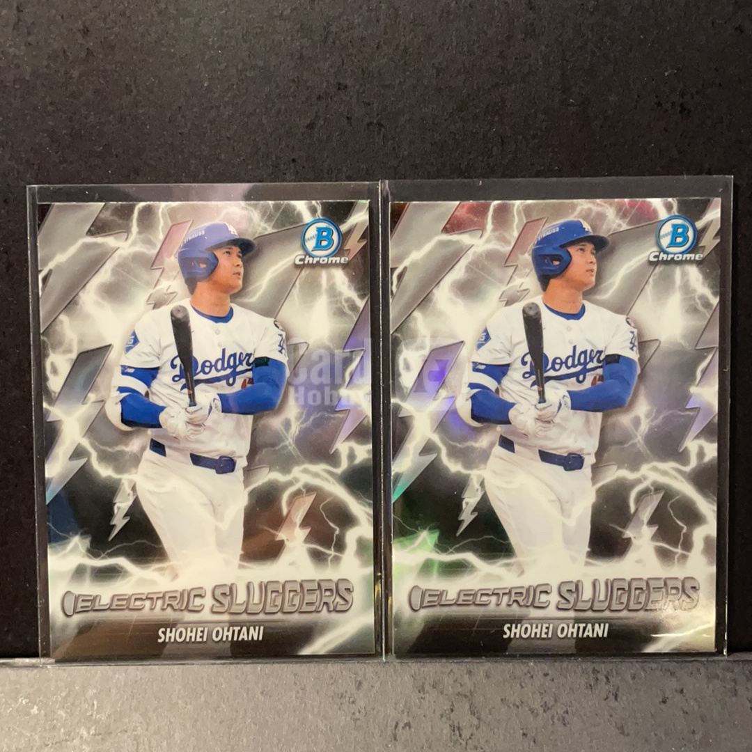 2026 Topps Bowman Shohei Ohtani RC 大谷翔平 谷子 洛杉矶道奇 雷霆打击折射特卡2张打包 2026 Topps Chrome Bowman Baseball棒球系列