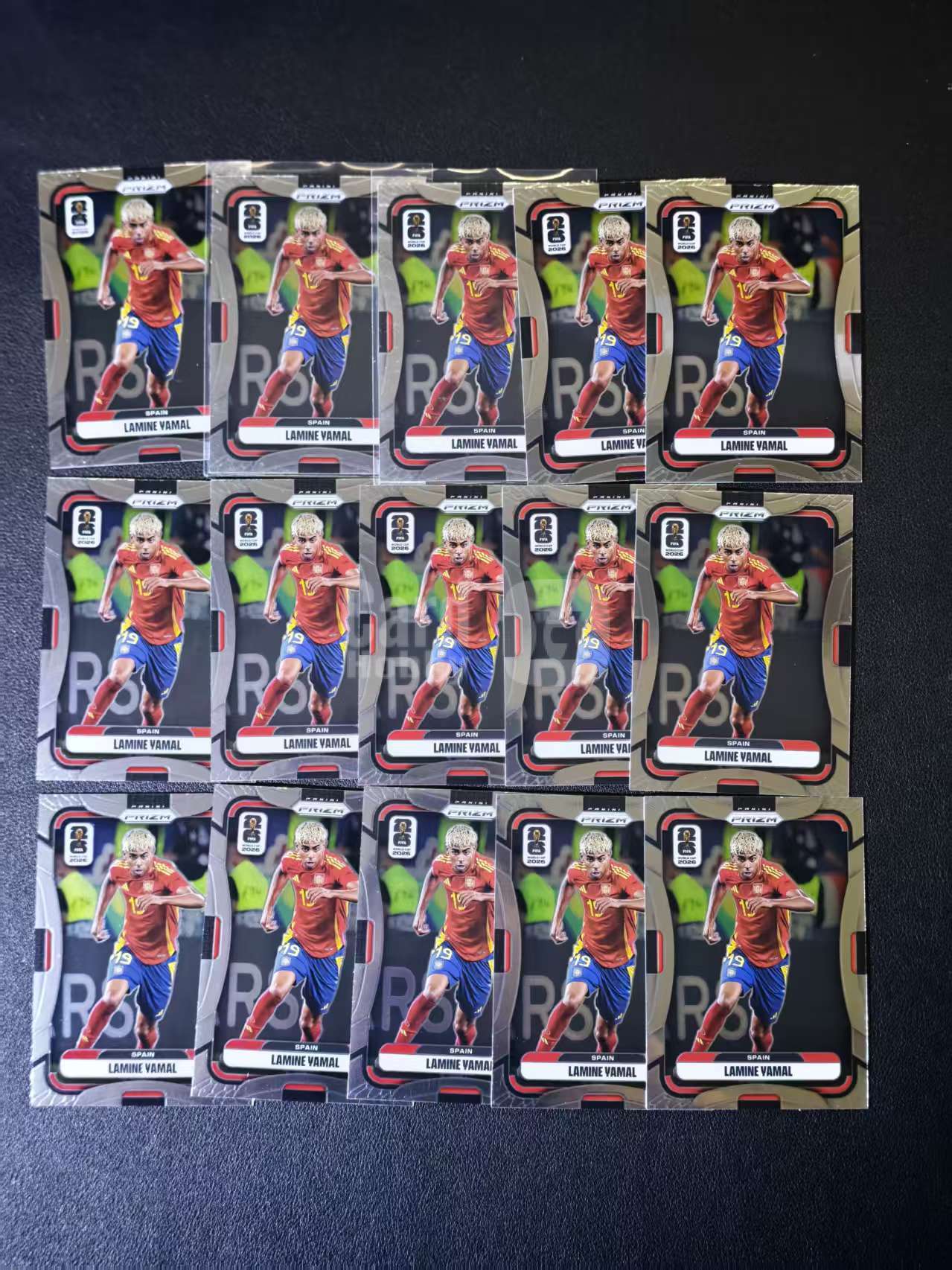 【爆金拍卖】7 Z05 2026 PANINI prizm FIFA 世界杯 pz Lamine Yamal 拉明 亚马尔 巴萨 西班牙 base 金童 史上最年轻双冠 15张打包 6 X天#828