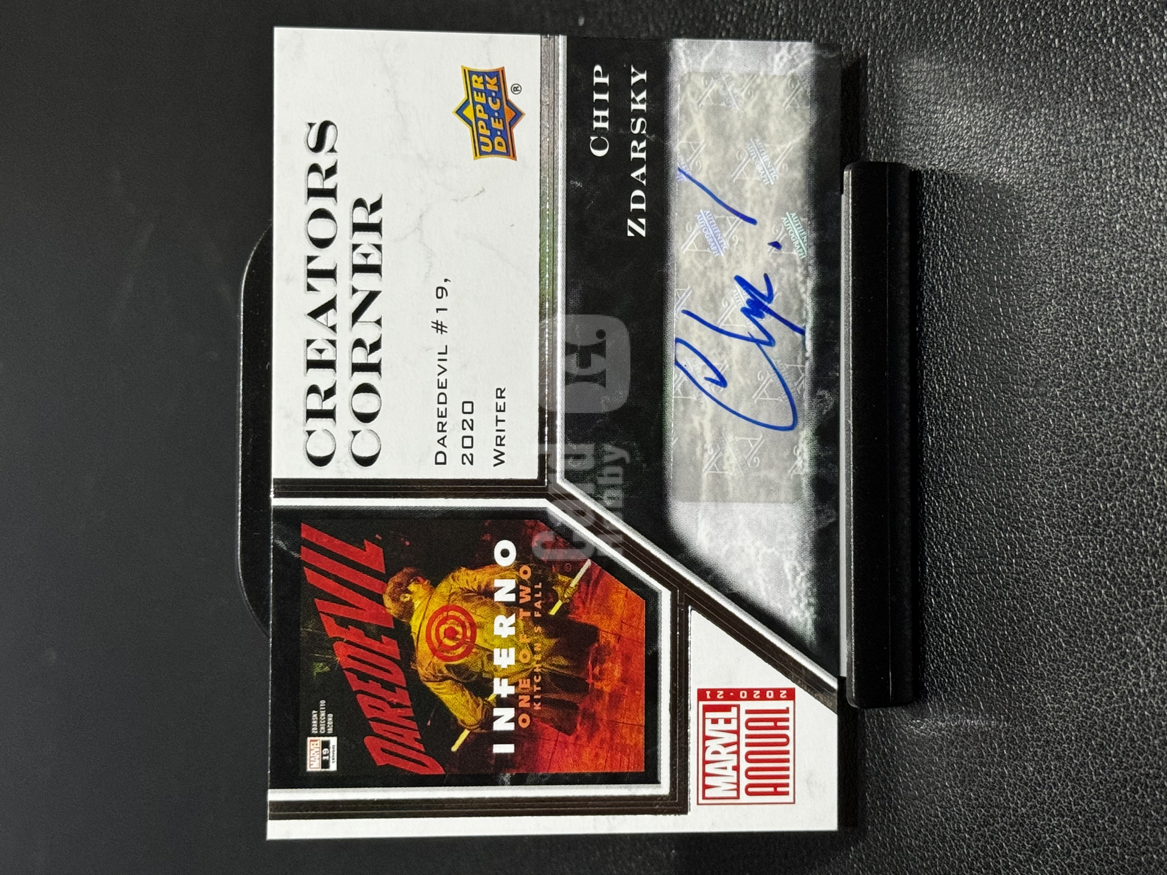 2020 Upper Deck Marvel (MCU) Annual UD 20-21 漫威 年度 年鉴 编剧 Auto 签字 Chip Zdarsky 奇普・兹达斯基 FK 老王代理拍卖