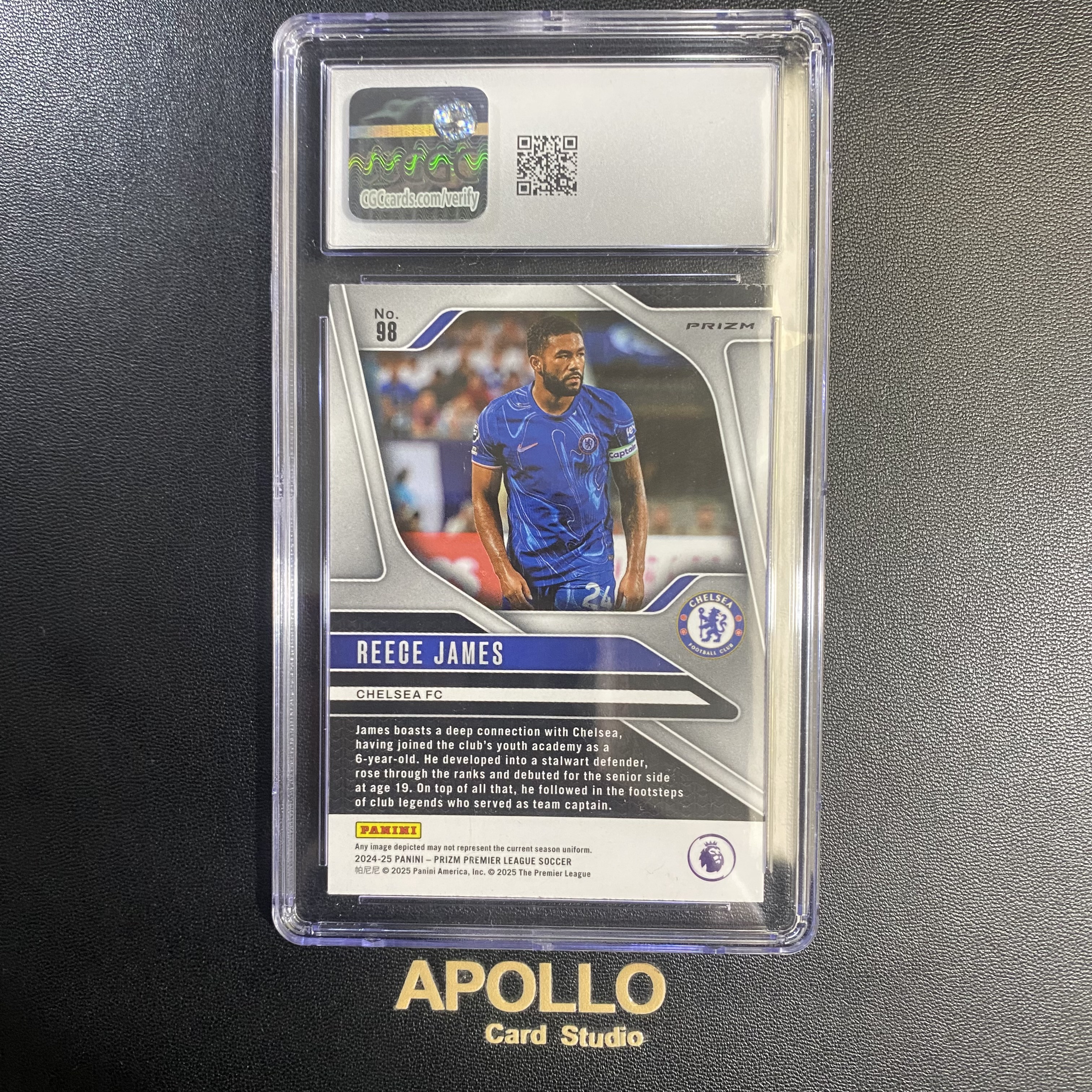 2024-25 Panini Prizm Reece James 里斯 詹姆斯 英超pz 切尔西 Genesis 起源特卡 大比例SSP 箱货 CGC评级 卡品如图 -月初