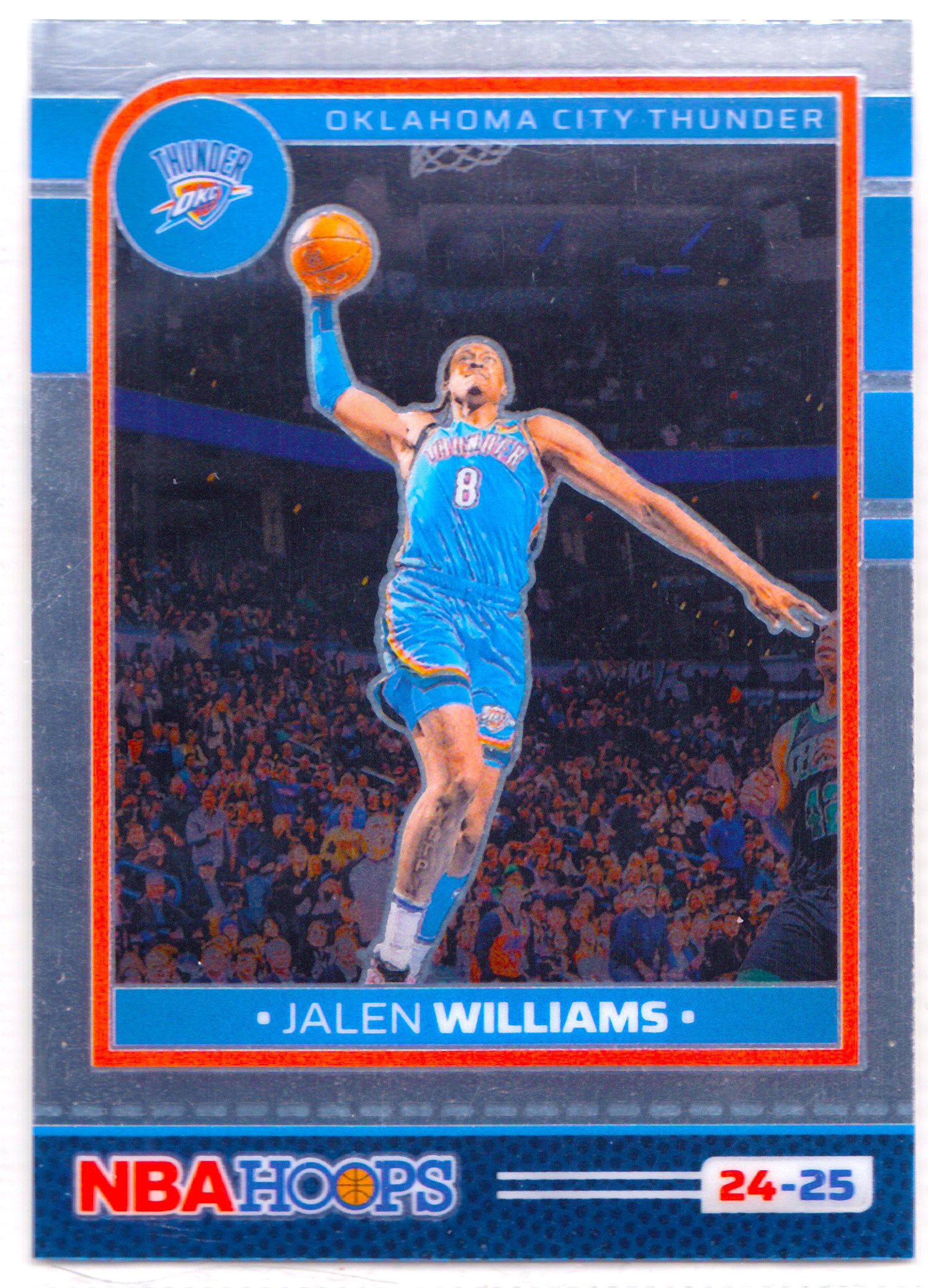 【ABC1 Card Market】2024-25 Panini Hoops Jalen Williams 杰伦 威廉姆斯 Oklahoma City Thunder 雷霆 Premium Stock #201 XK12213