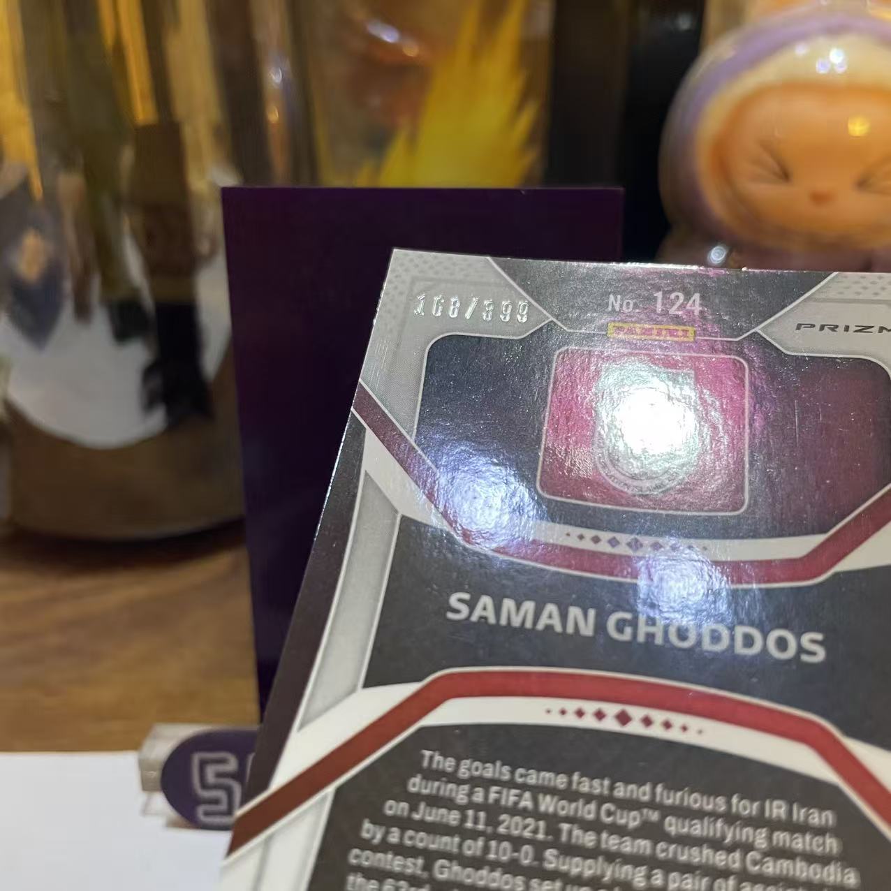 2022 Panini PRIZM Saman Ghoddos 【seven拍卖】世界杯 伊朗 高多斯 168/399 卡品如图 细节如图 程昊