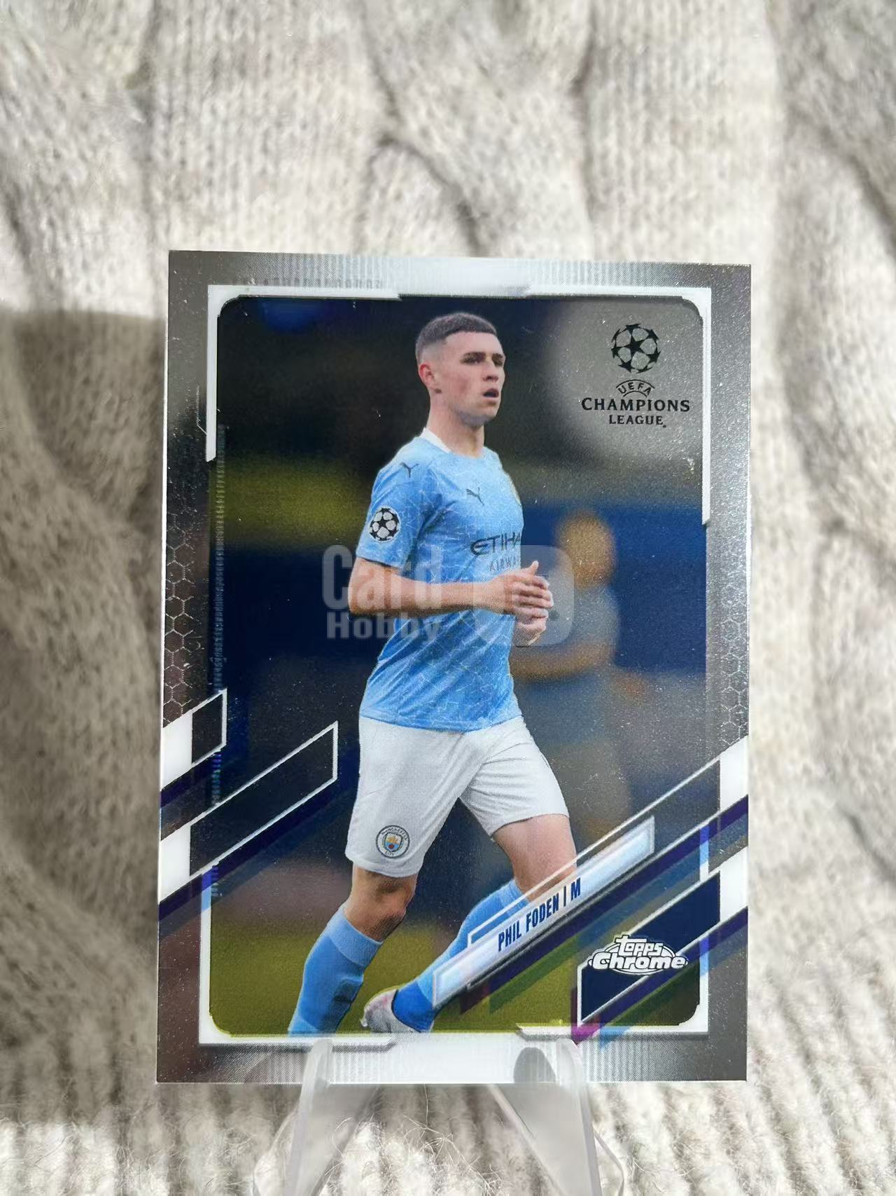 2020-21 Topps UEFA Champions League Phil Foden 曼城中场,英格兰天才球员,盘带射门俱佳,球队进攻核心,凑套必备