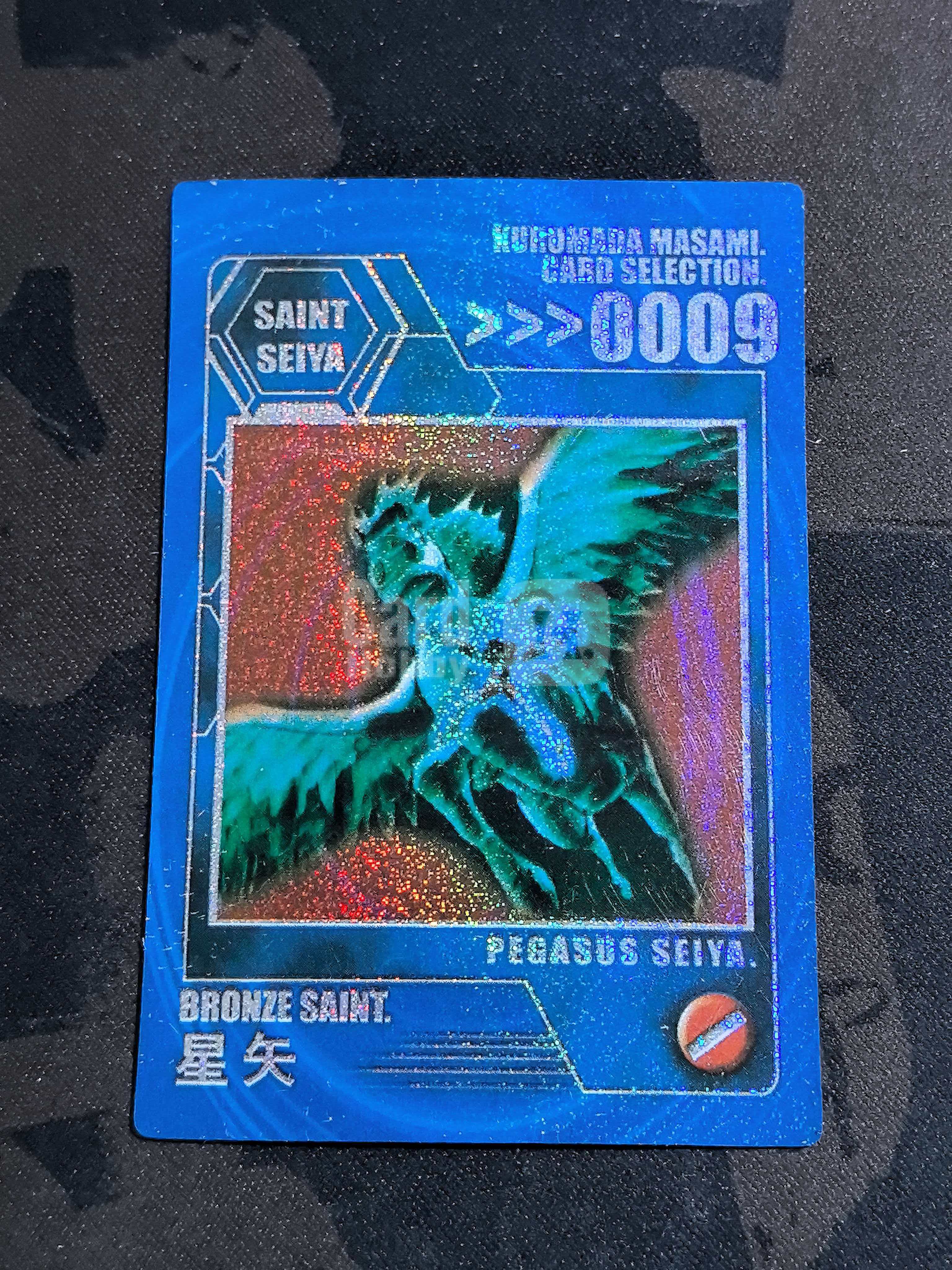 圣斗士星矢 Los Caballeros del Zodiaco Saint Seiya 天田印刷加工株式会社 中古收藏卡 天马座青铜圣斗士 星矢 编号0009 闪卡 默认微瑕 卡品如图