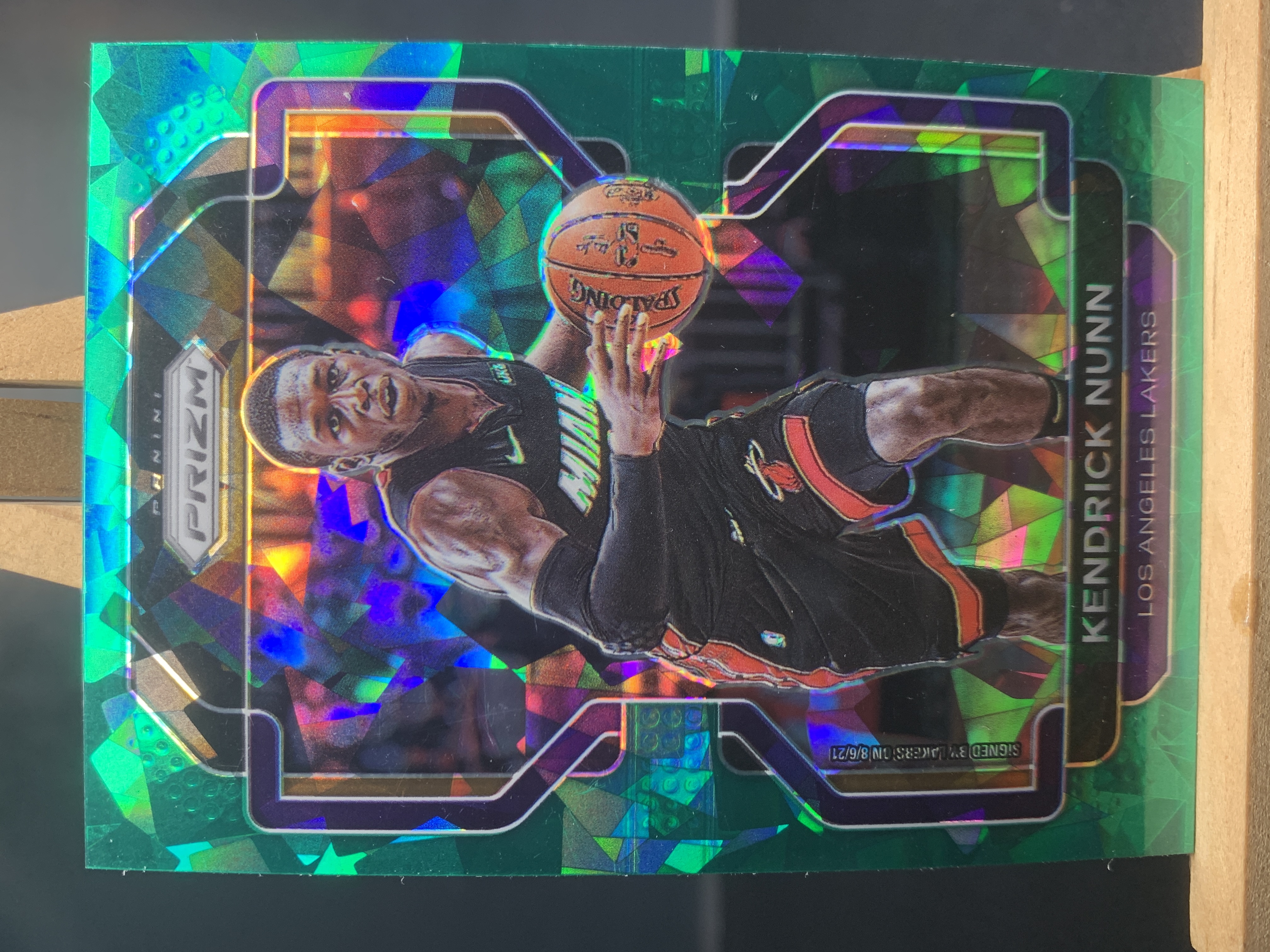 (B4) 2021-22 PANINI PRIZM 绿碎冰 肯德里克 纳恩 湖人 实卡好看 收藏凑套必备 卡品如图 !!!