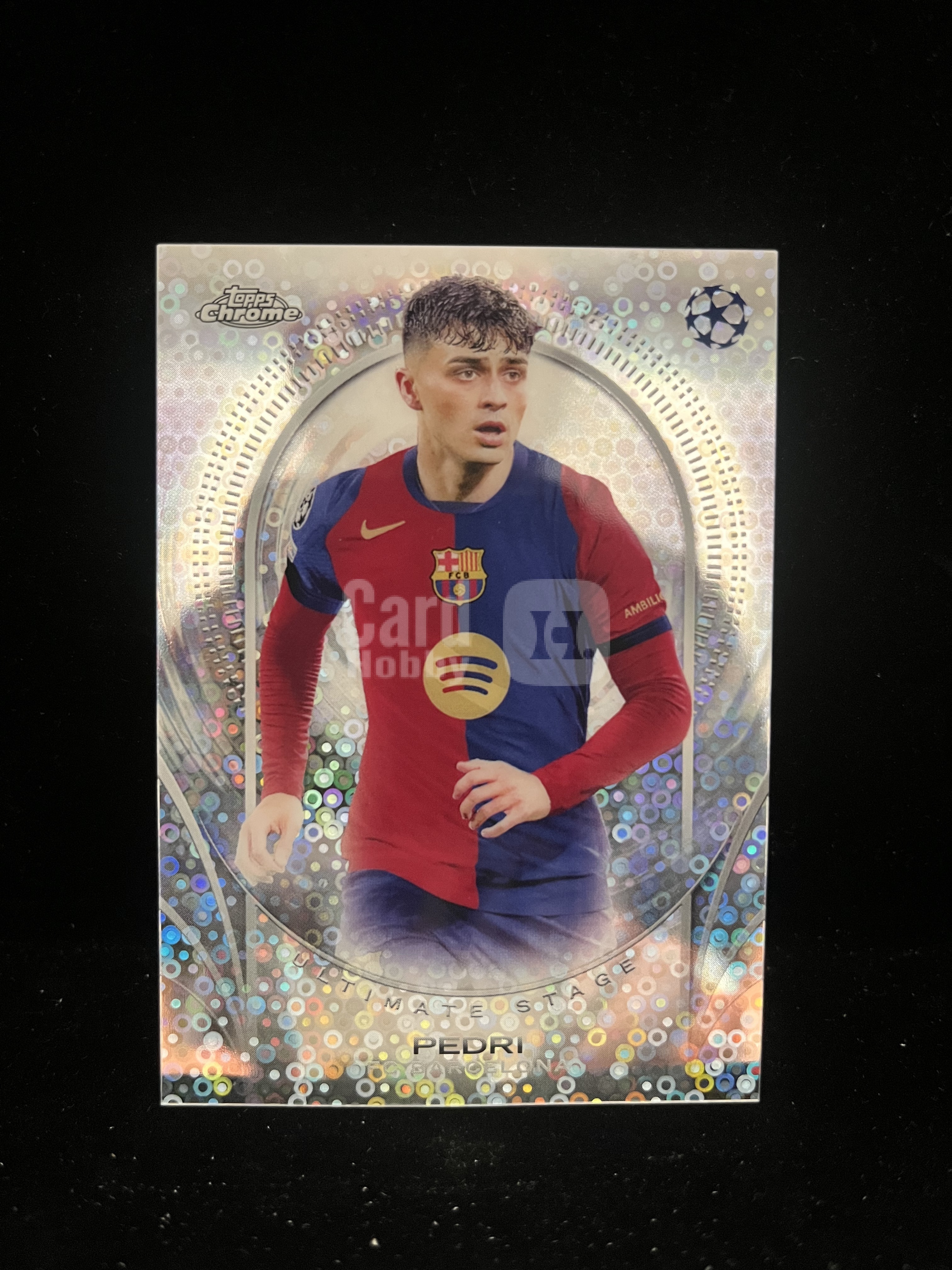 免费代拍 2025 Topps Chrome 欧冠 佩德里 Pedri Ultimate Stage Disco 卡品如图#D065