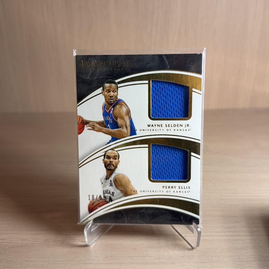 2016-17 Panini Immaculate Wayne Selden 【免费代卖】艾咪咪 快船 佩里 埃利斯 维恩 塞尔登 /99编 双人物料 亲穿 球衣 值得收藏…俩