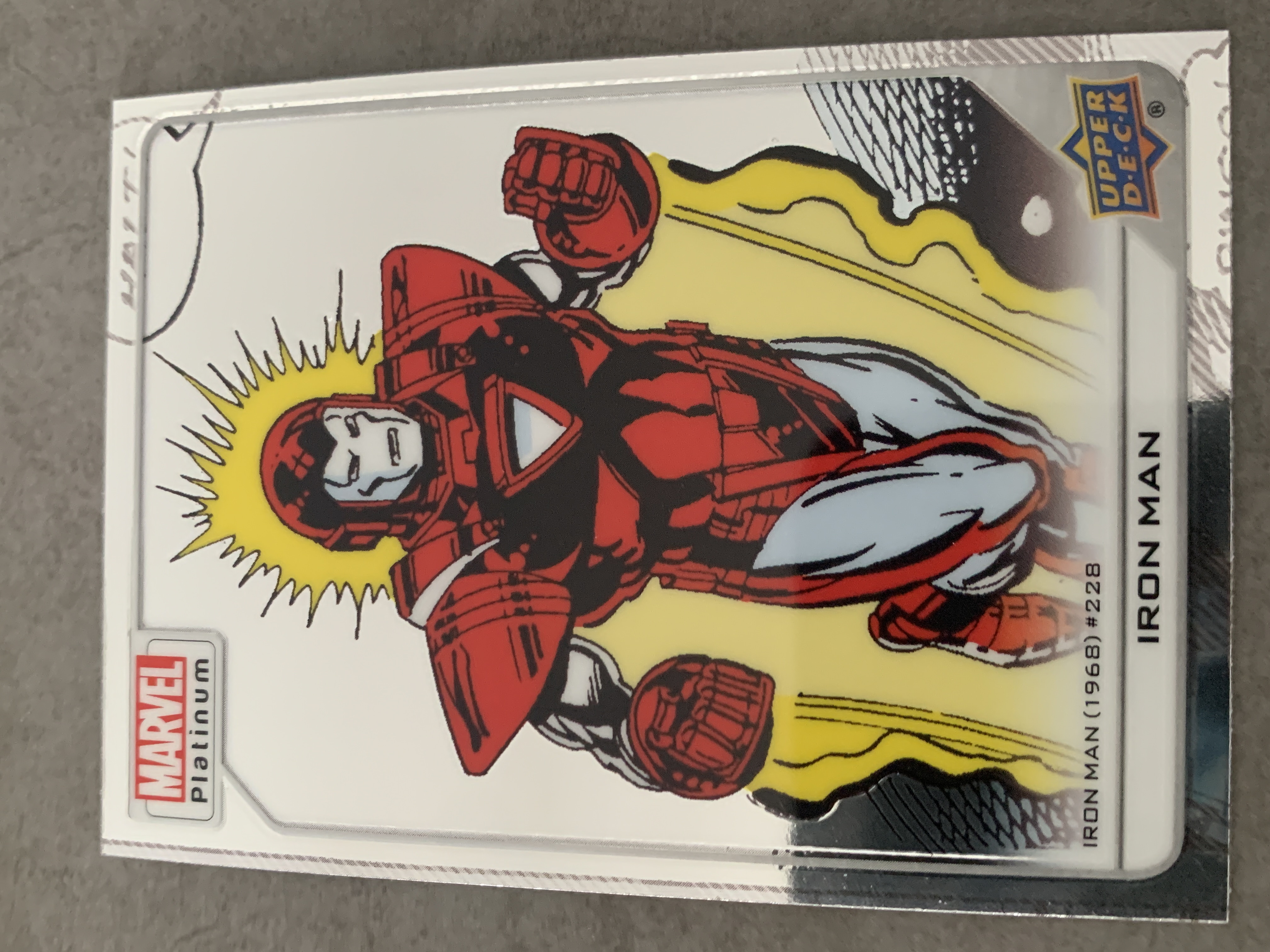 (A9) 2022 UPPER DECK 漫威 BASE 钢铁侠 实卡好看 收藏凑套必备 卡品如图 !!!