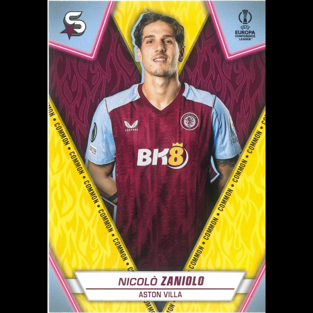 2023-24 Topps 欧冠 欧联 欧罗巴联赛 SuperStar 阿斯顿维拉 扎尼奥洛