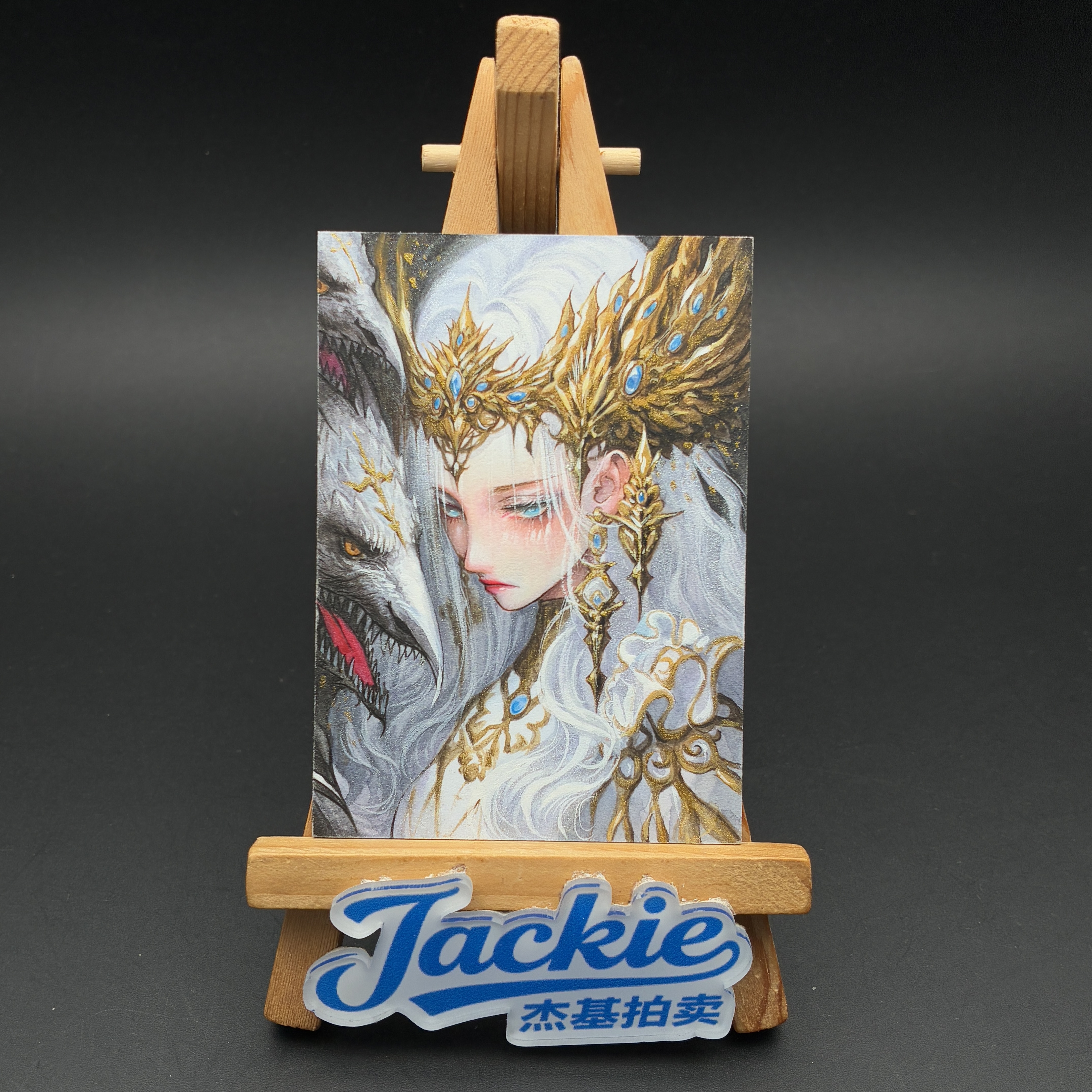 【杰基拍卖】非凡工作室 沉默是金系列 手绘卡 1/1 画师:THE ONE (十一)