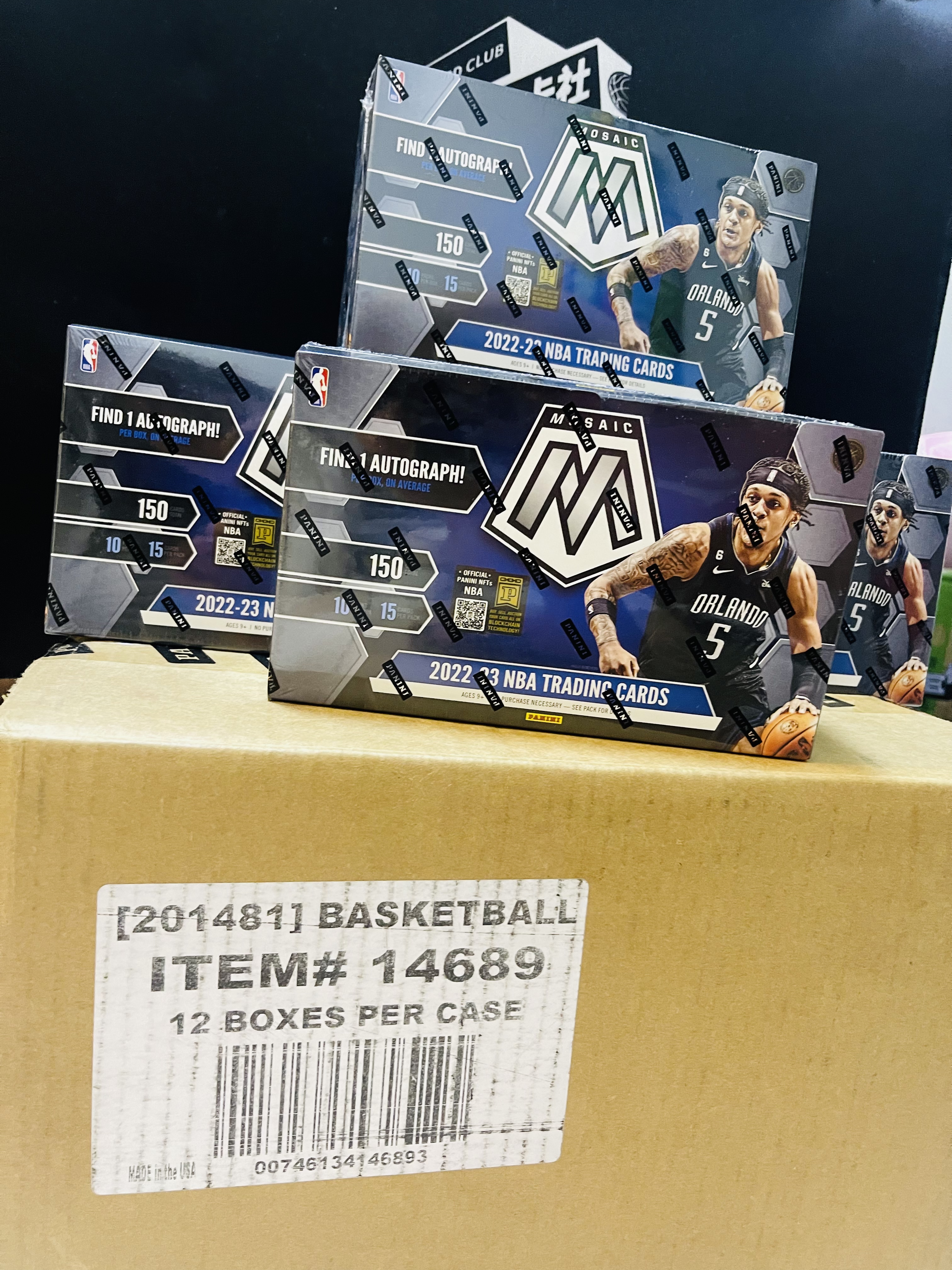 2022-23 Panini Mosaic hobby Basketball 马赛克hobby 原箱拆卖单盒搏