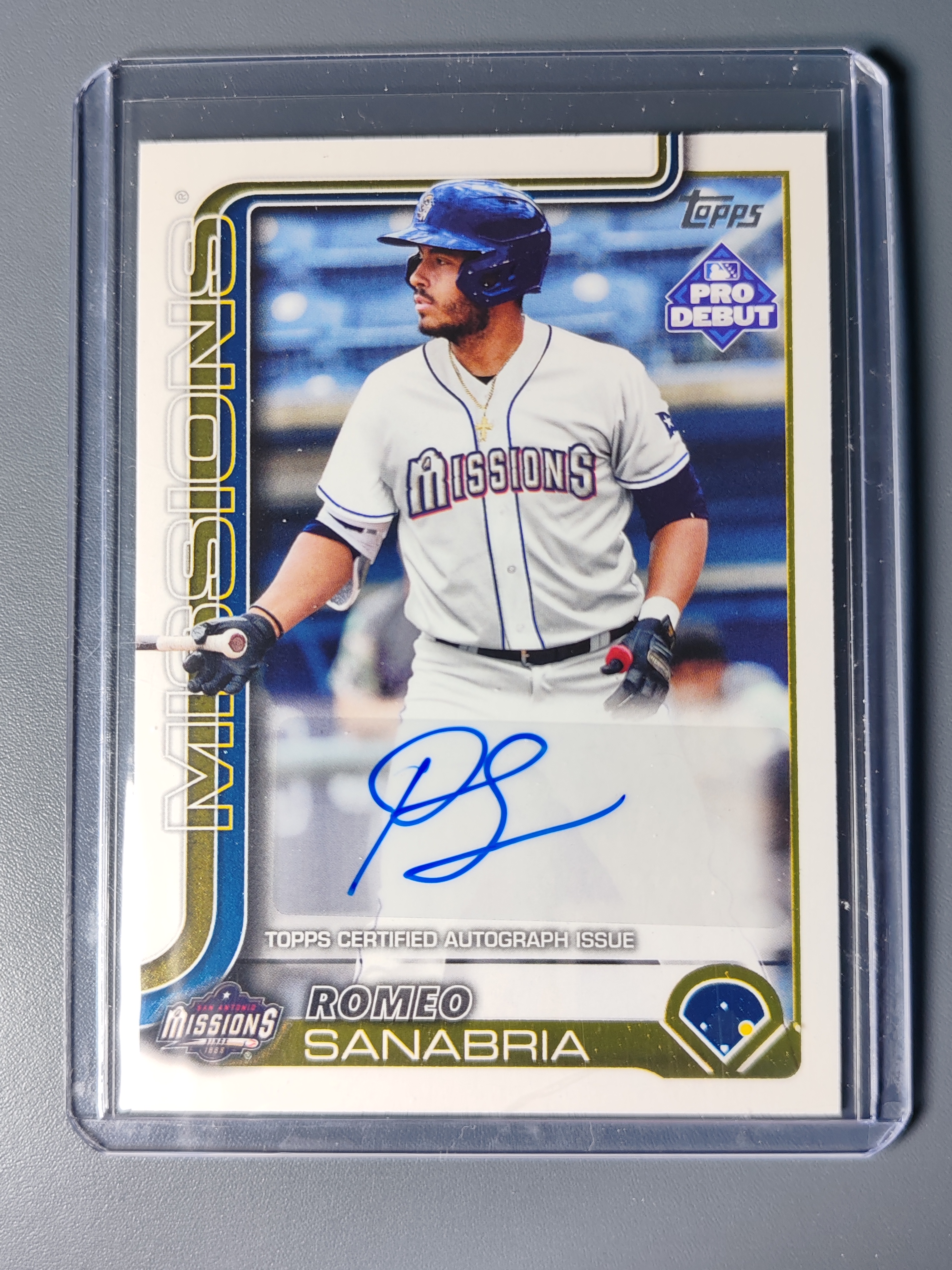 2025 Topps Pro Debut Romeo Sanabria 签字!【Pocky】