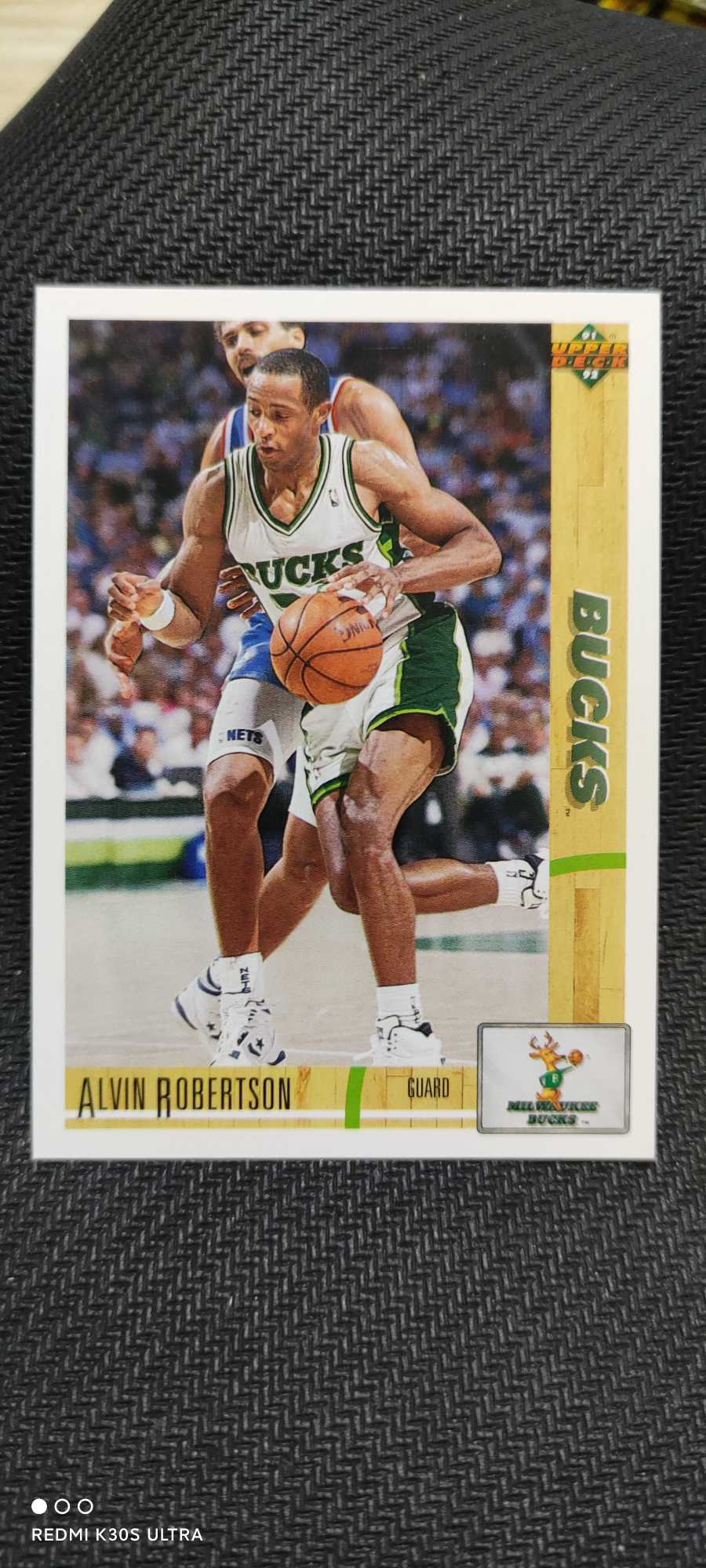 1991 Upper Deck Basketball Alvin Robertson 埃尔文 罗波特森 雄鹿队 no.244 凑套必备 可累计