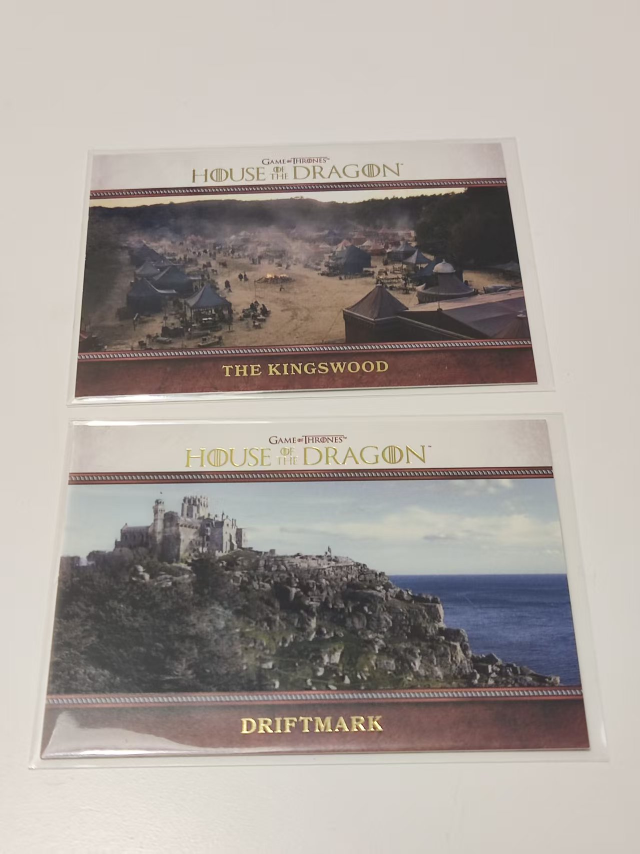 2024 Rittenhouse HOUSE OF THE DRAGON 龙之家族 权力的游戏 王国地标 特卡 L4 L8 2张lot 收藏凑套必备